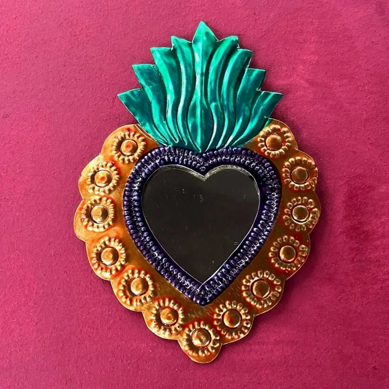 Heart Milagro with Mirror