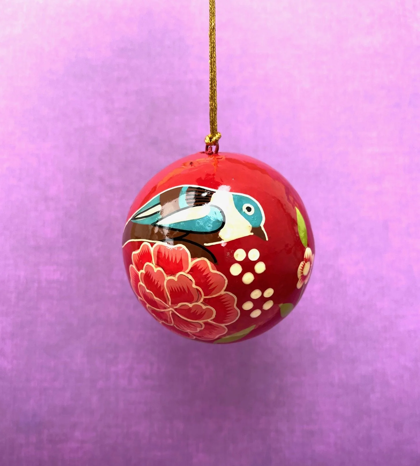 Hand painted bauble