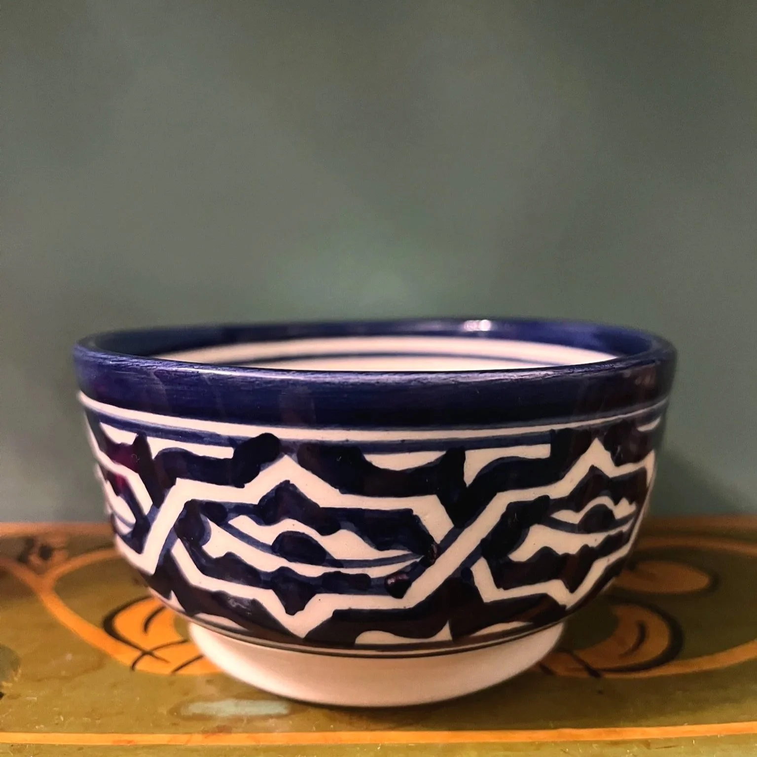 Handmade Pottery Bowl From FEZ