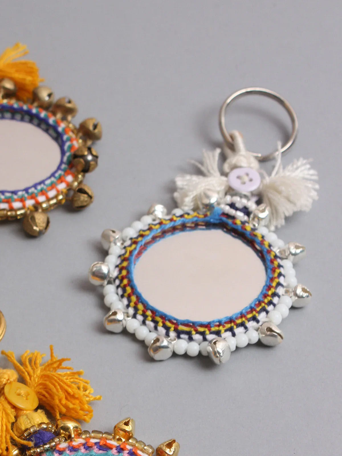 Bell Mirror Keyring