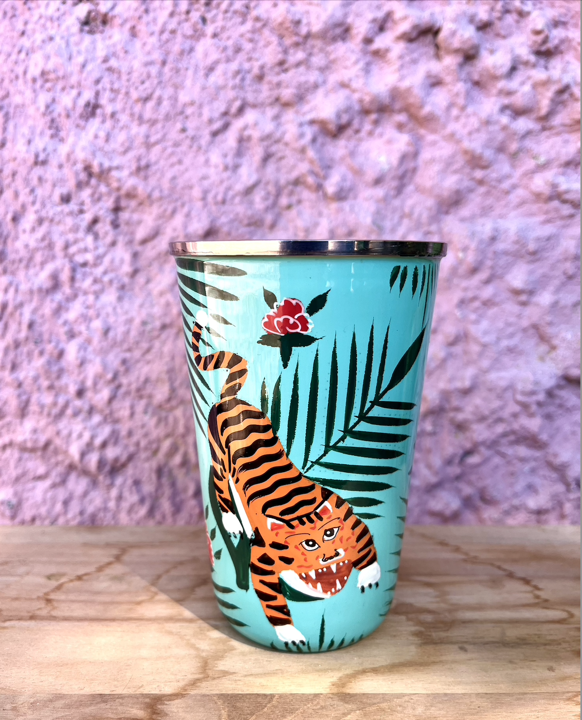 Indian Tumbler | Turquoise Tiger