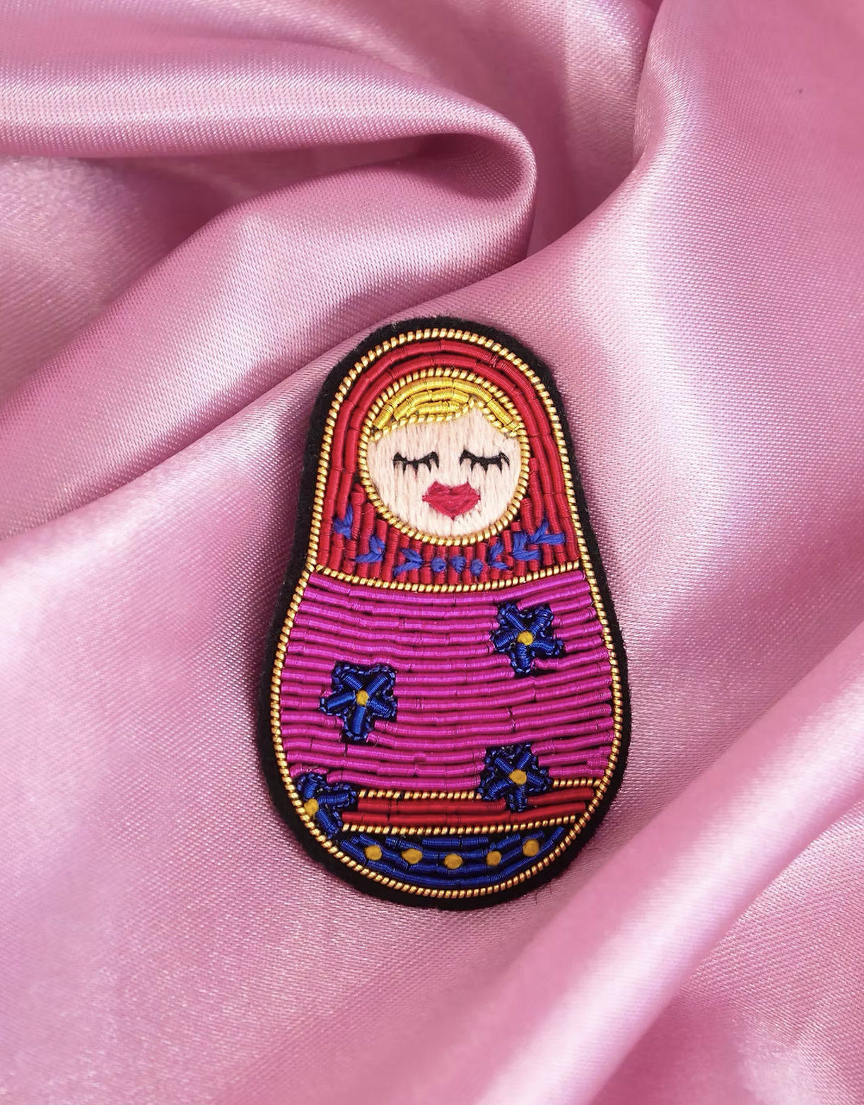 Matryoshka Brooch