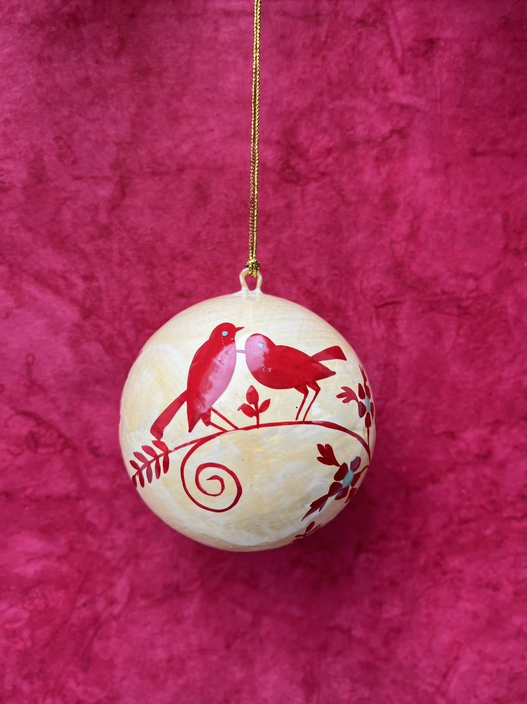Hand painted bauble