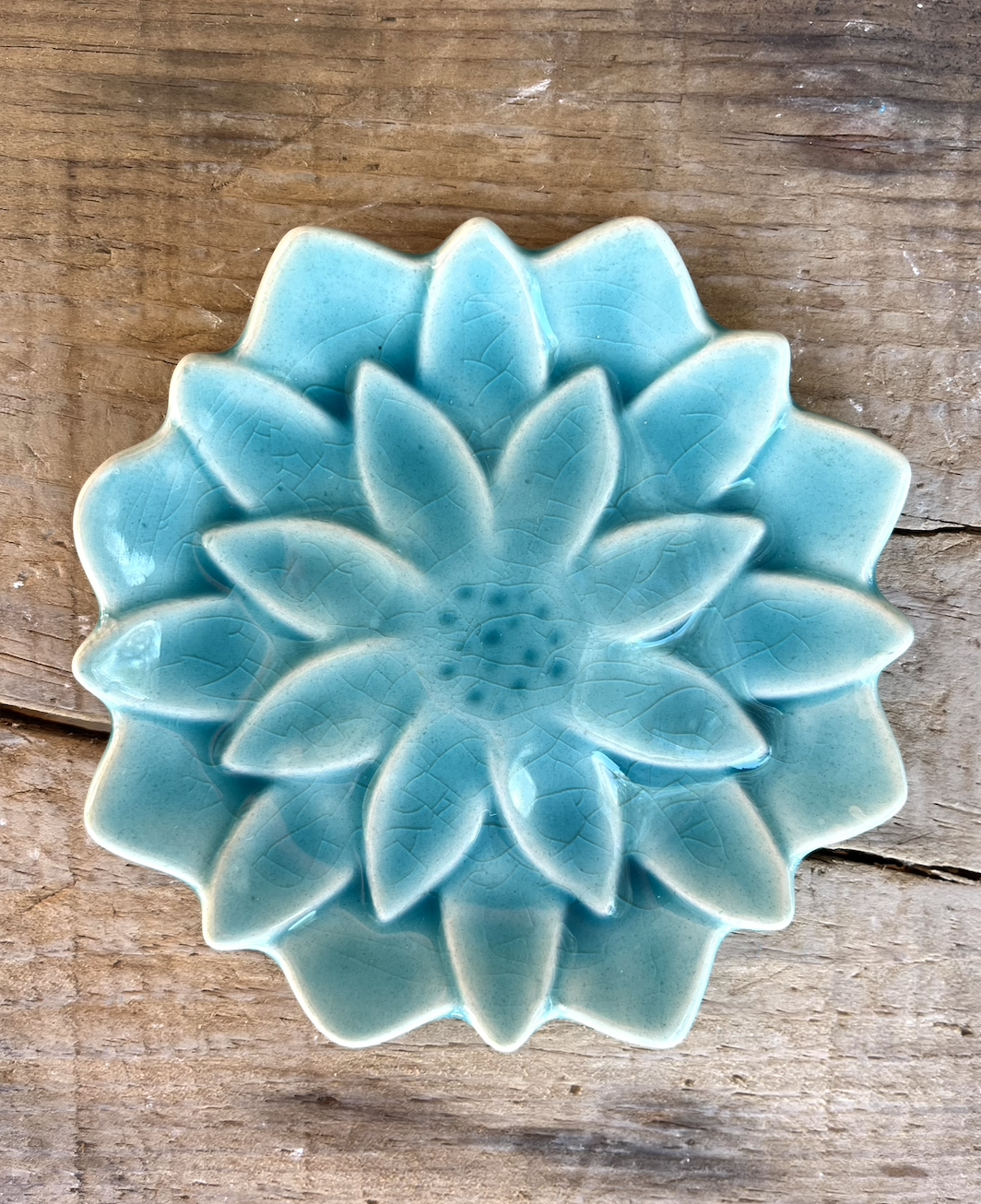 Coupelle Turquoise Flower | Chrys