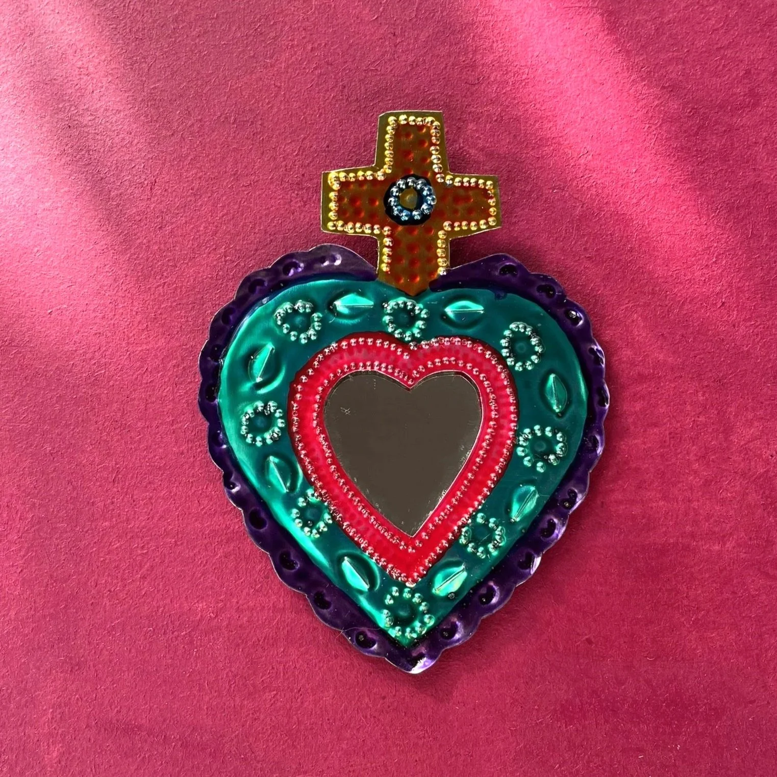 Heart Milagro with Mirror