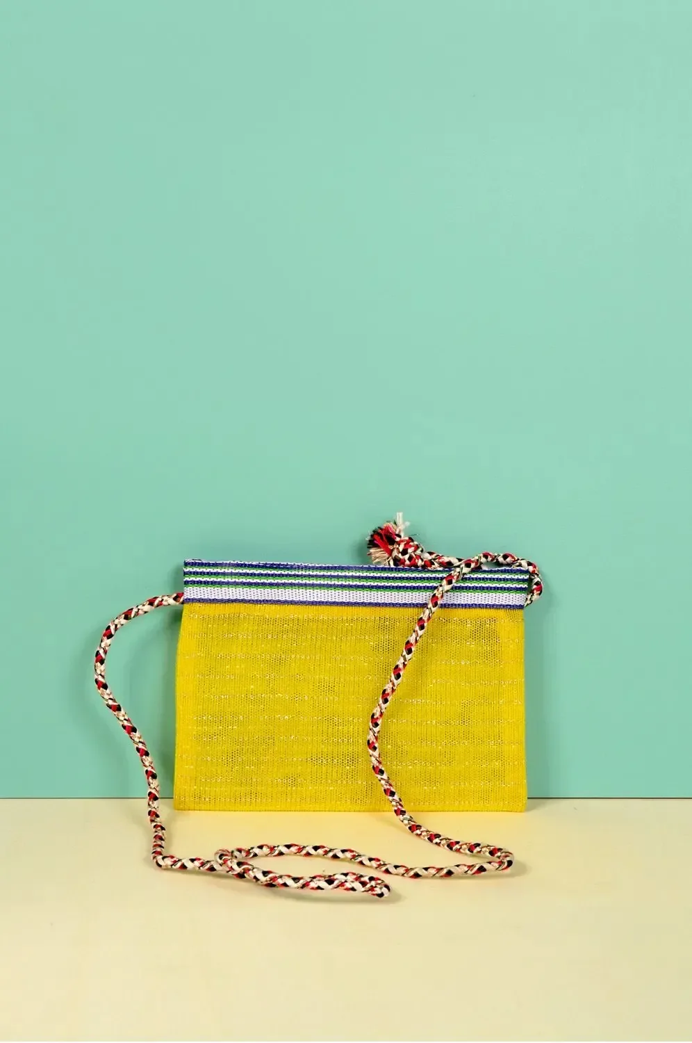 SOLEIL Recycled Nylon Mesh Shoulder Bag