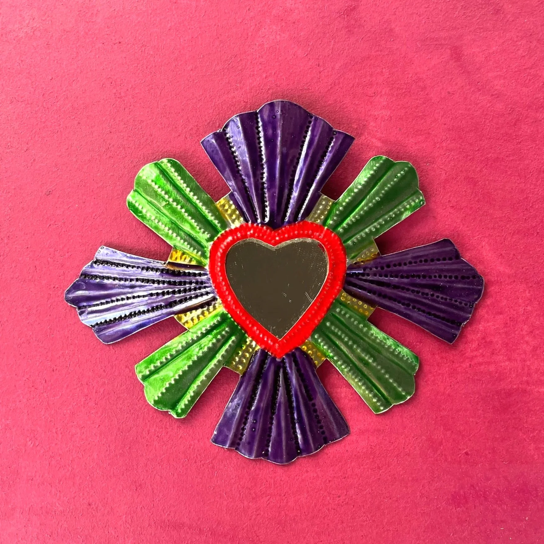 Heart Milagro with Mirror