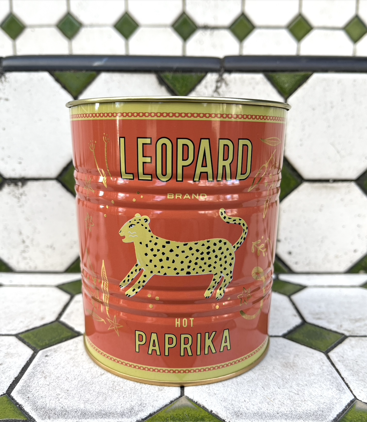 Decorative Tin | Leopard Paprika