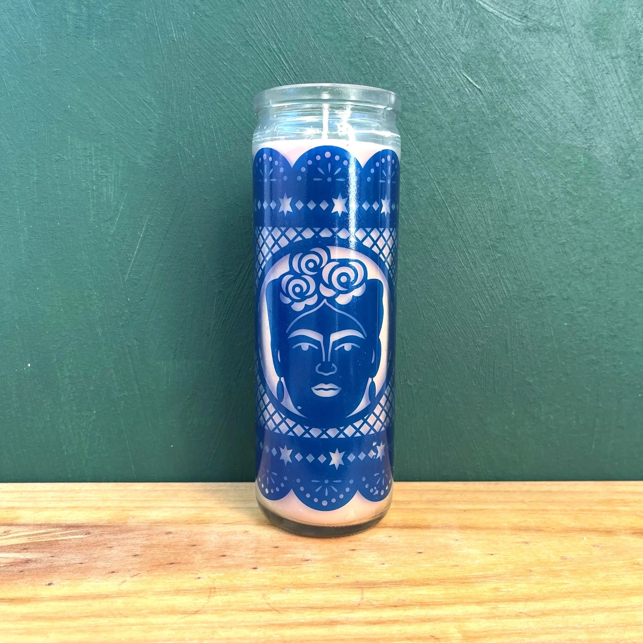 Papel Picado Decorative Candle