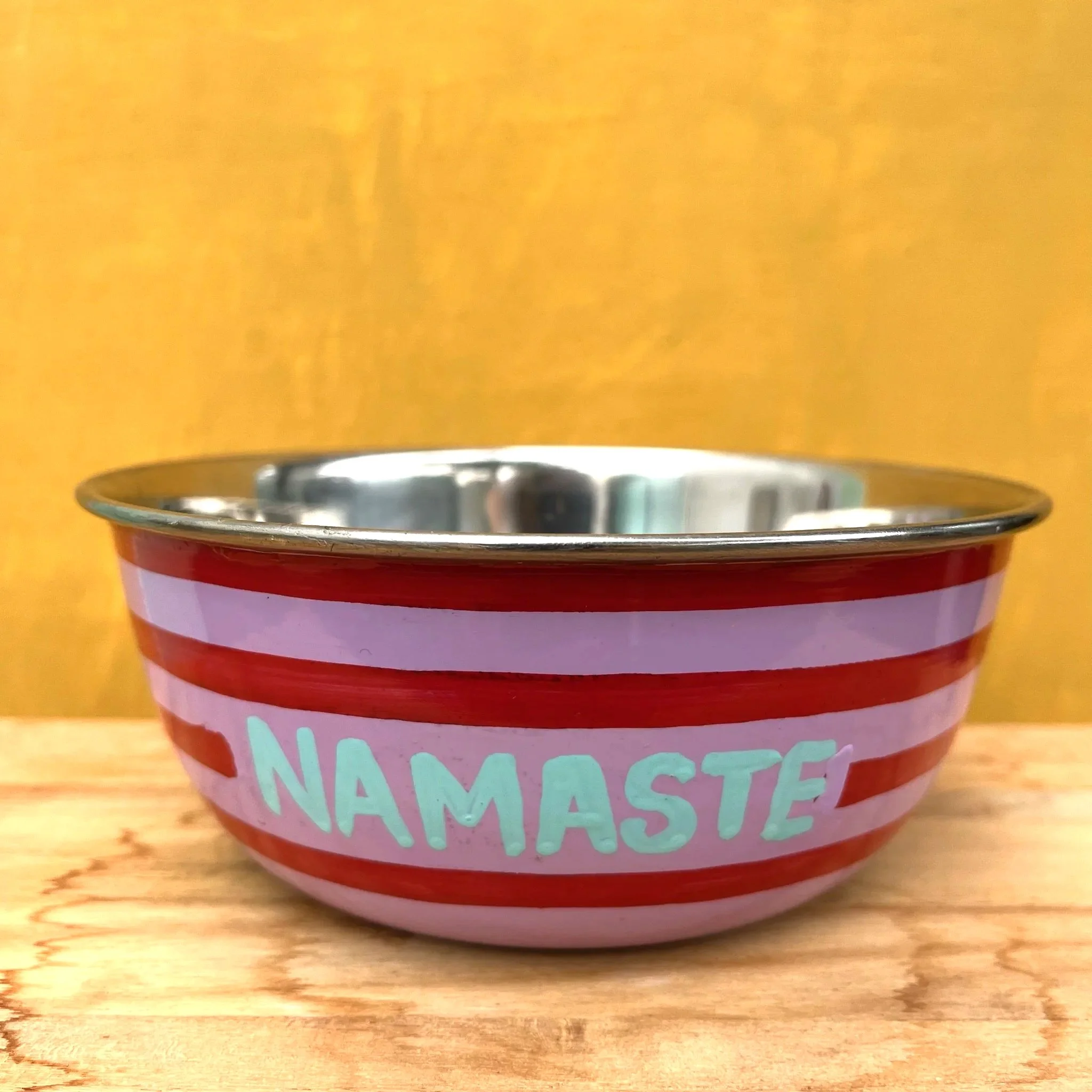 Hand Painted Bowl | Namaste Red