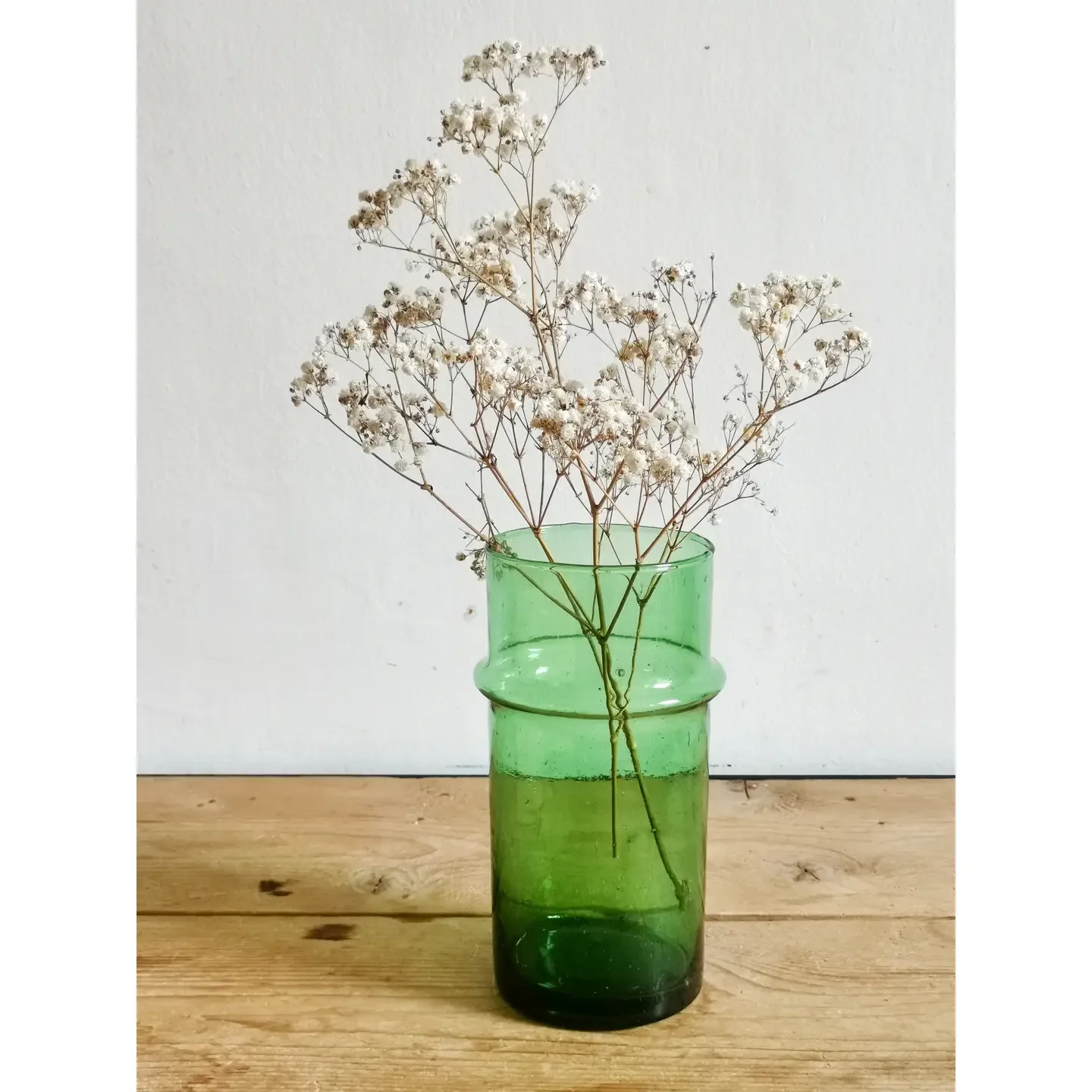 Green Beldi Glass Vase