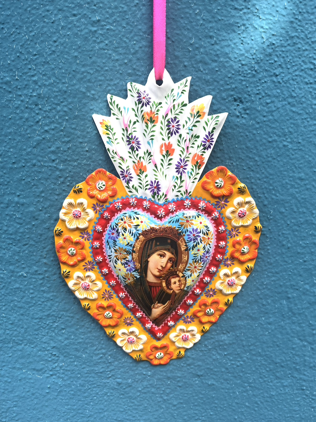 Hand painted Ex-Voto