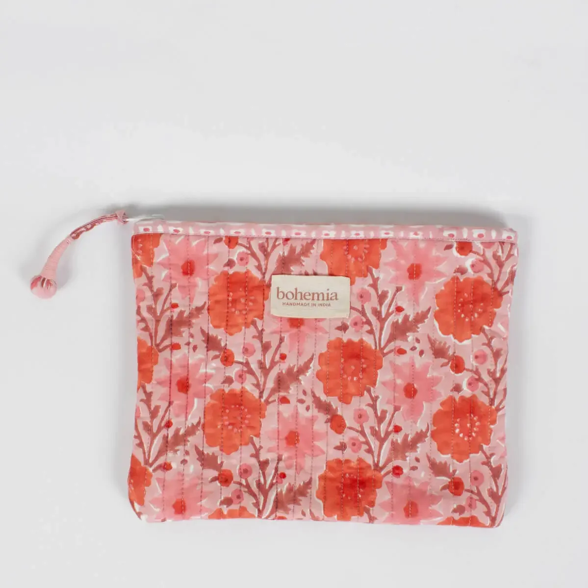 Floribunda Zip Pouch | Vintage Pink
