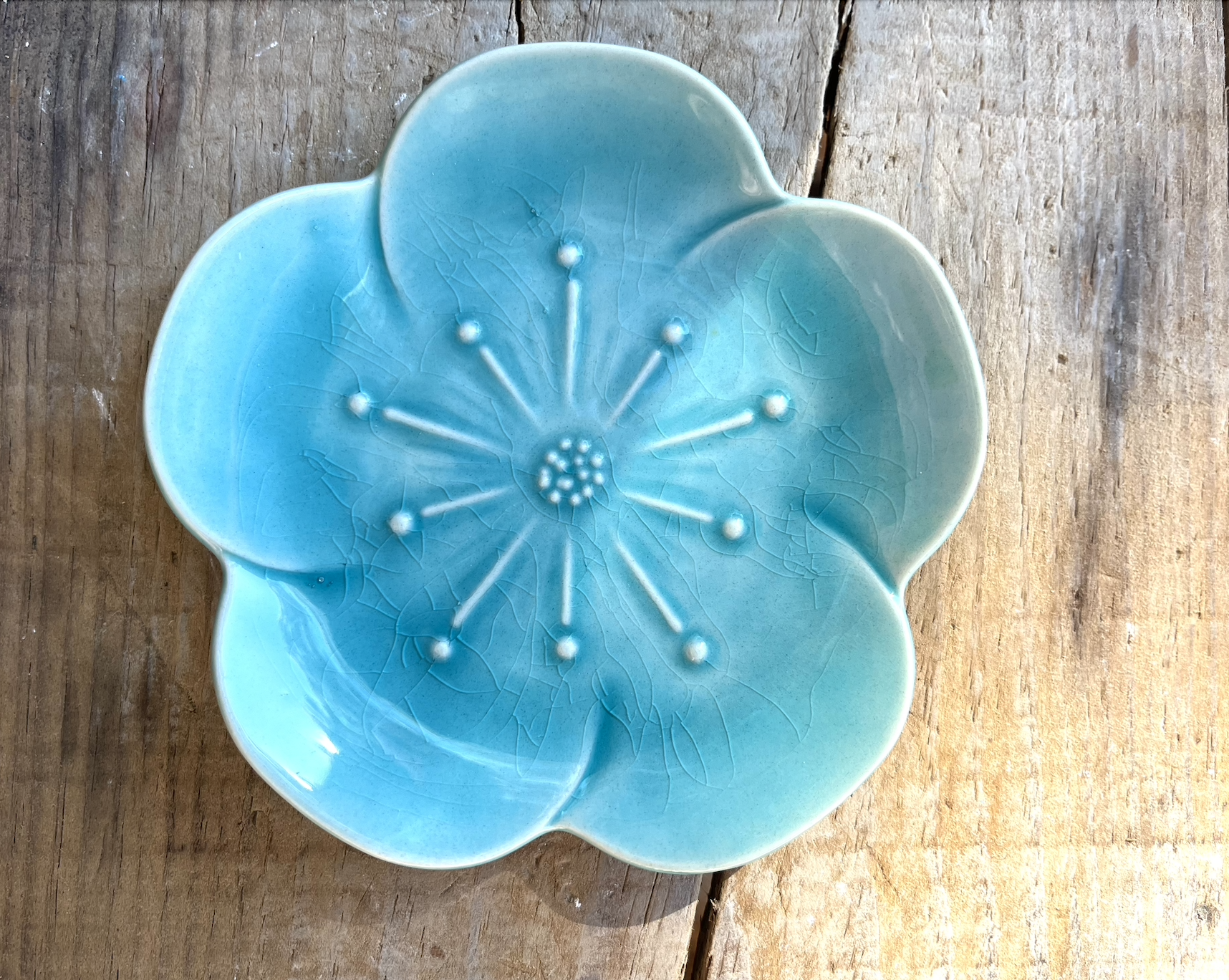 Coupelle Turquoise Flower | Ume