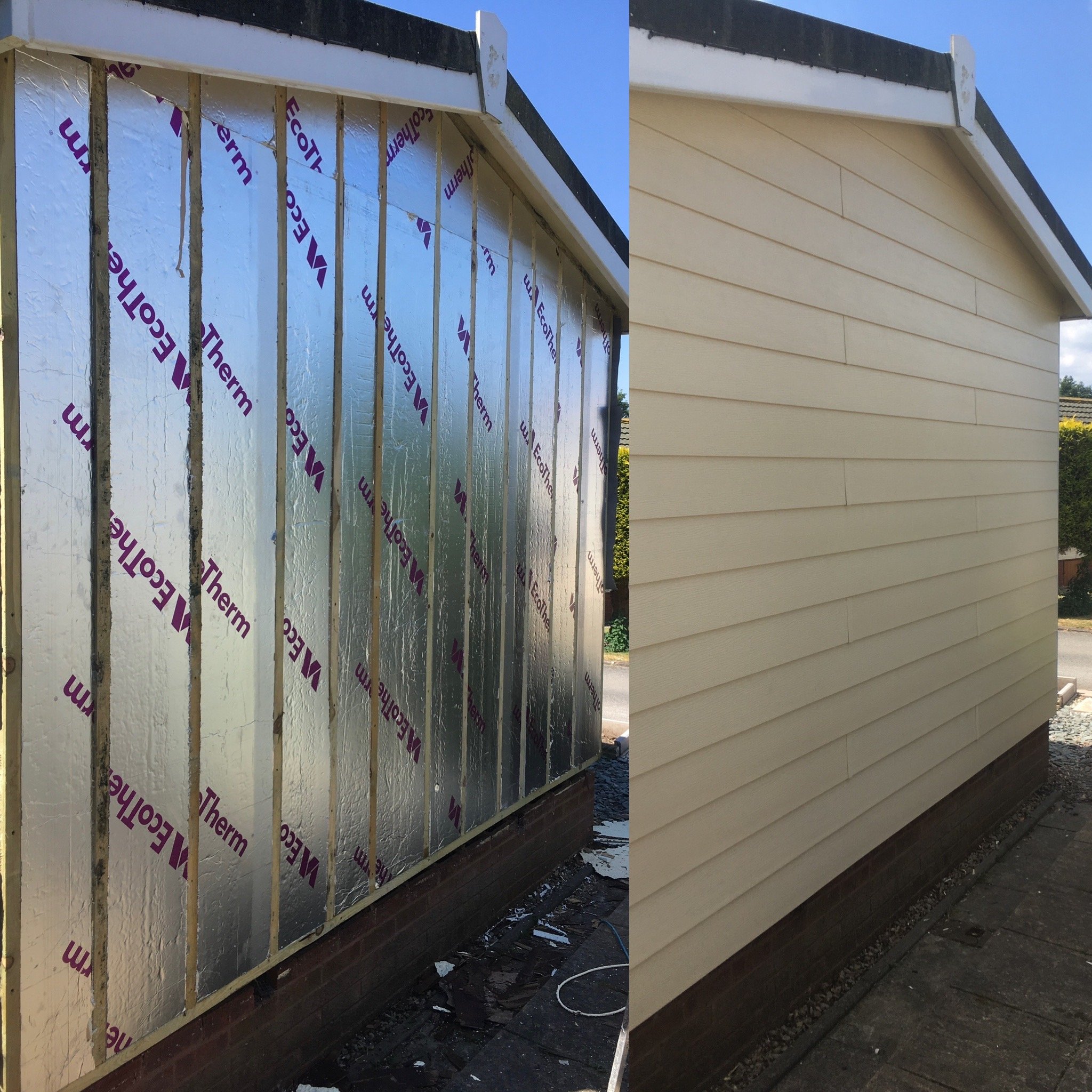 Park home cladding Fortex
