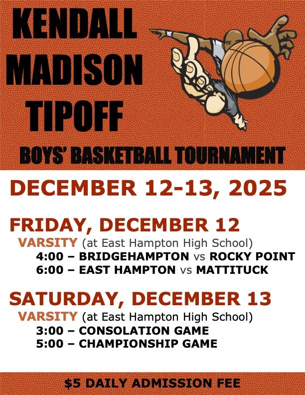 Kendall Madison Tip Off: Boys Basketball Tournament