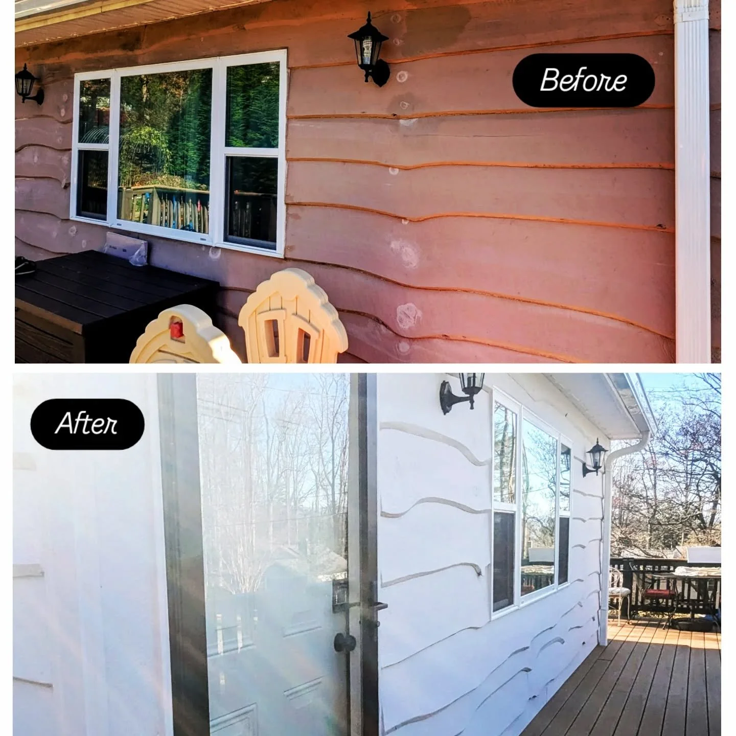 A little paint can make a big difference! Love the new, clean look of this cozy home. 🏠