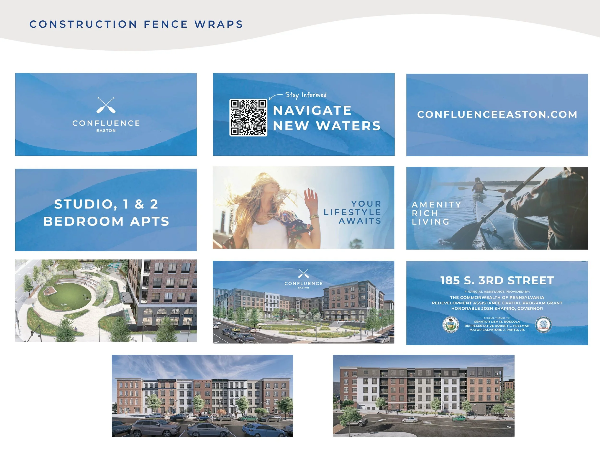 Confluence Brand Guide Construction Fence Wraps