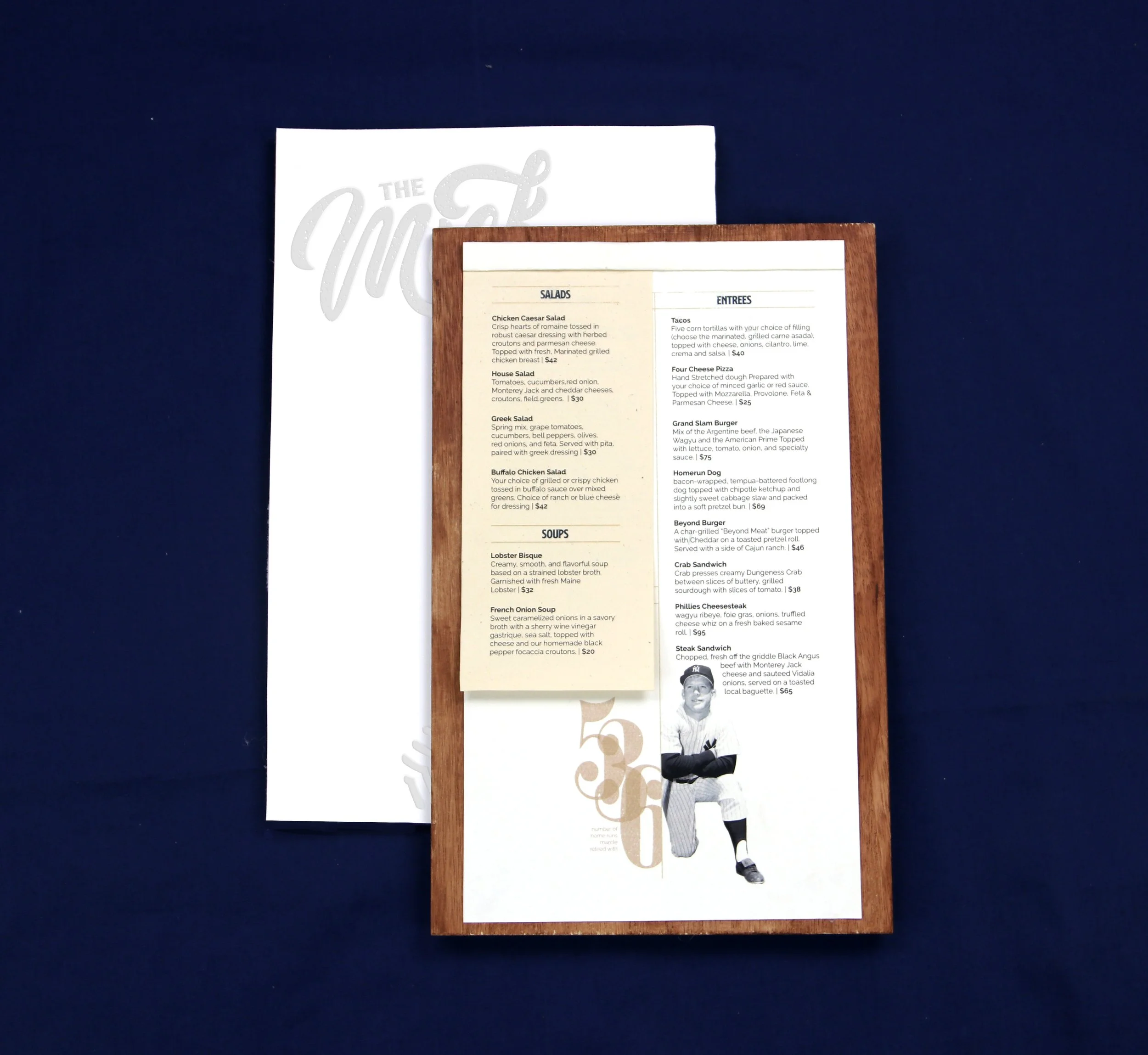 Dinner Menu