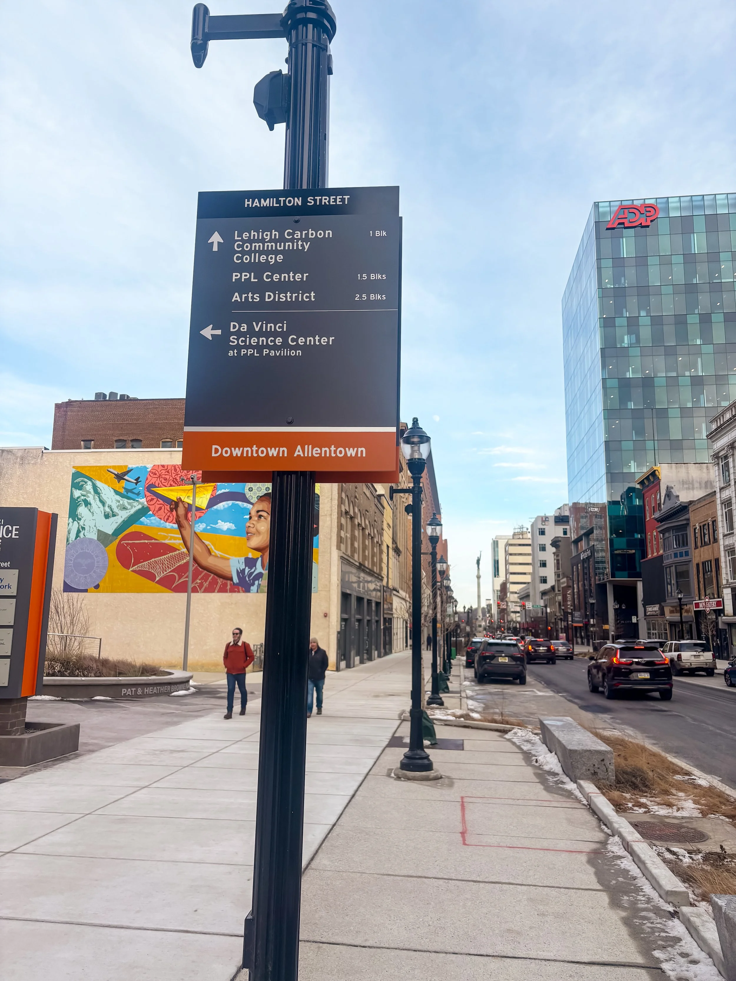 Pedestrian Directional Signage