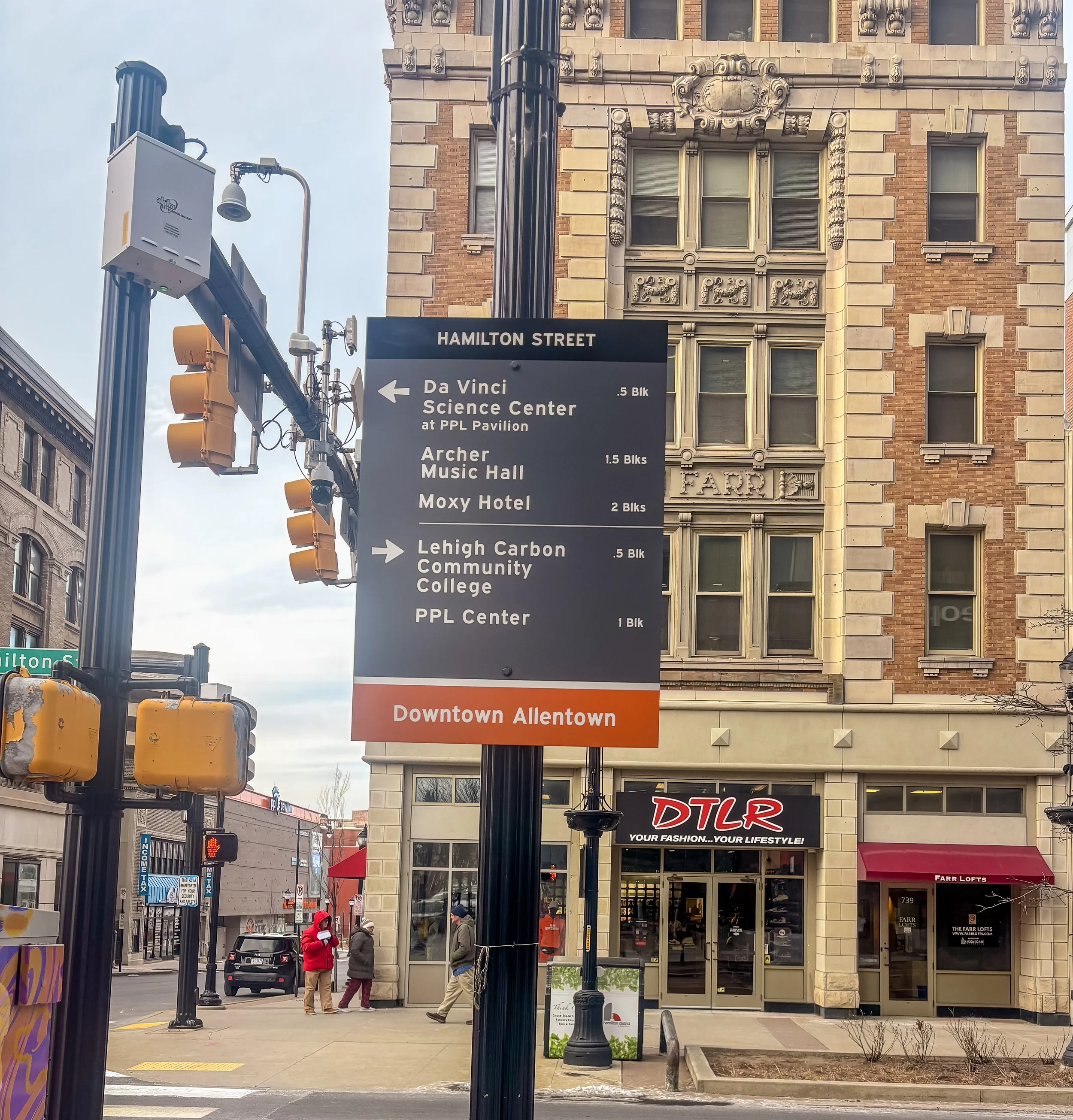 Pedestrian Directional Signage