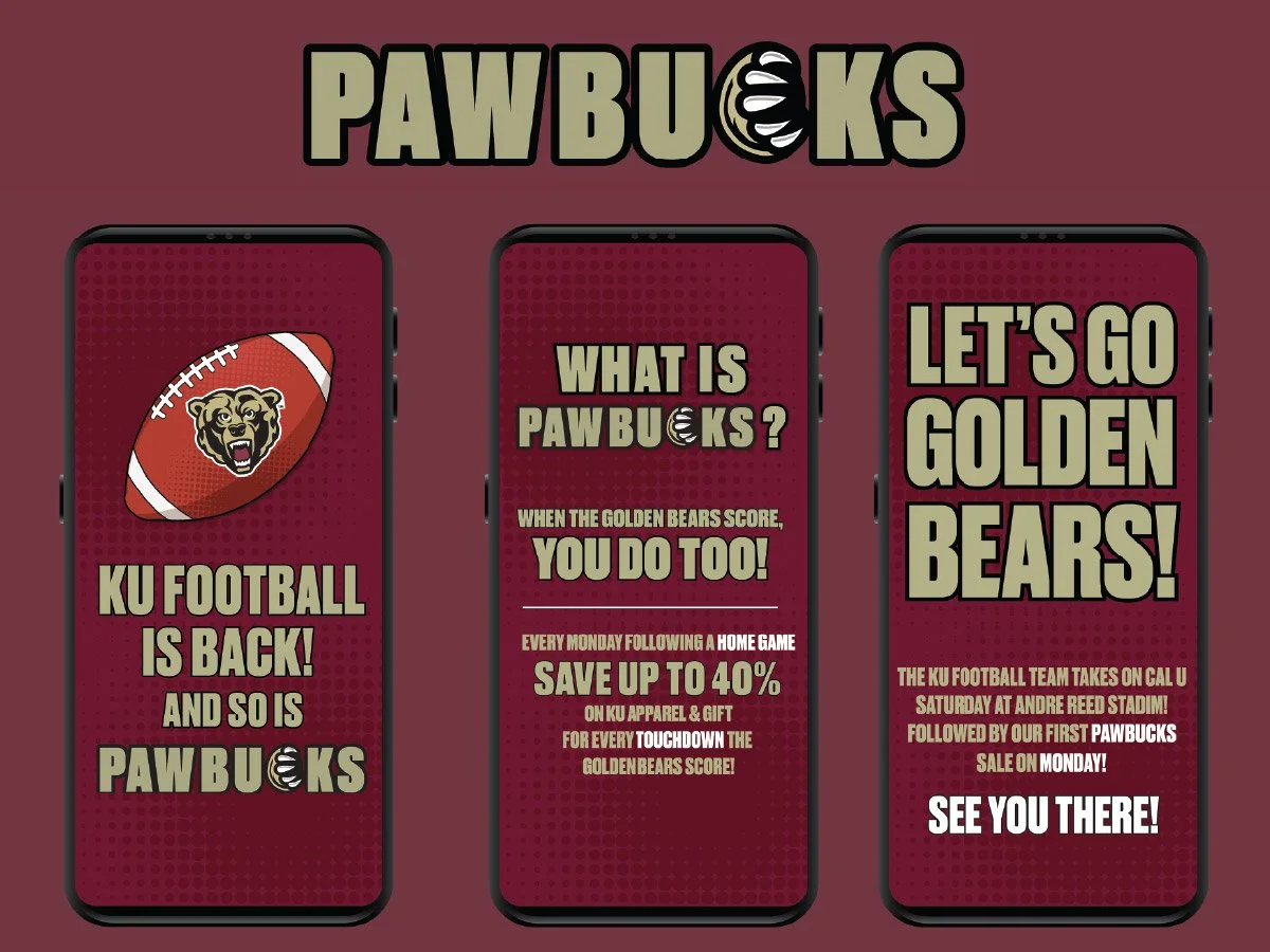 PAWBUCKS social media story post - Football
