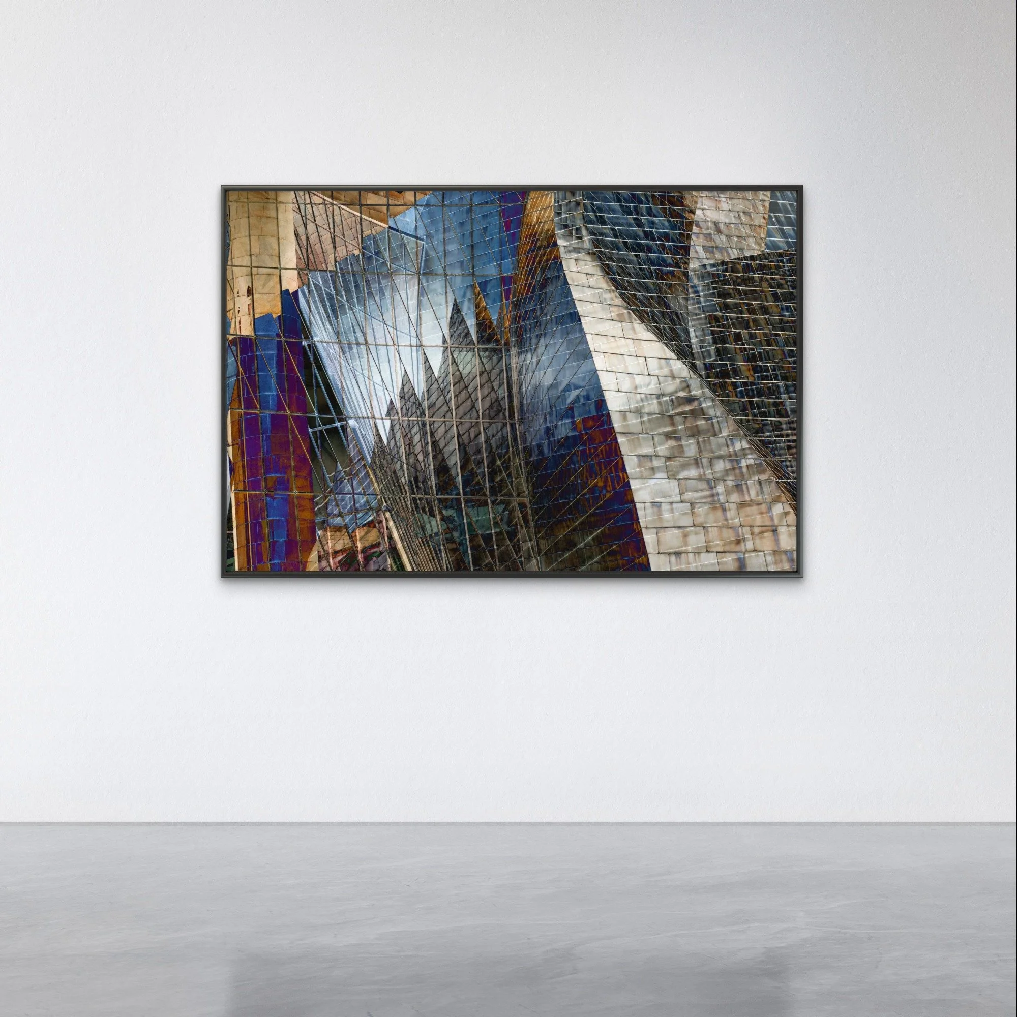 obra de arte para salones modernos-visiones-de-acero-steel-visions-guggenheim-bilbao-juan-carlos-marcos.jpg.jpg