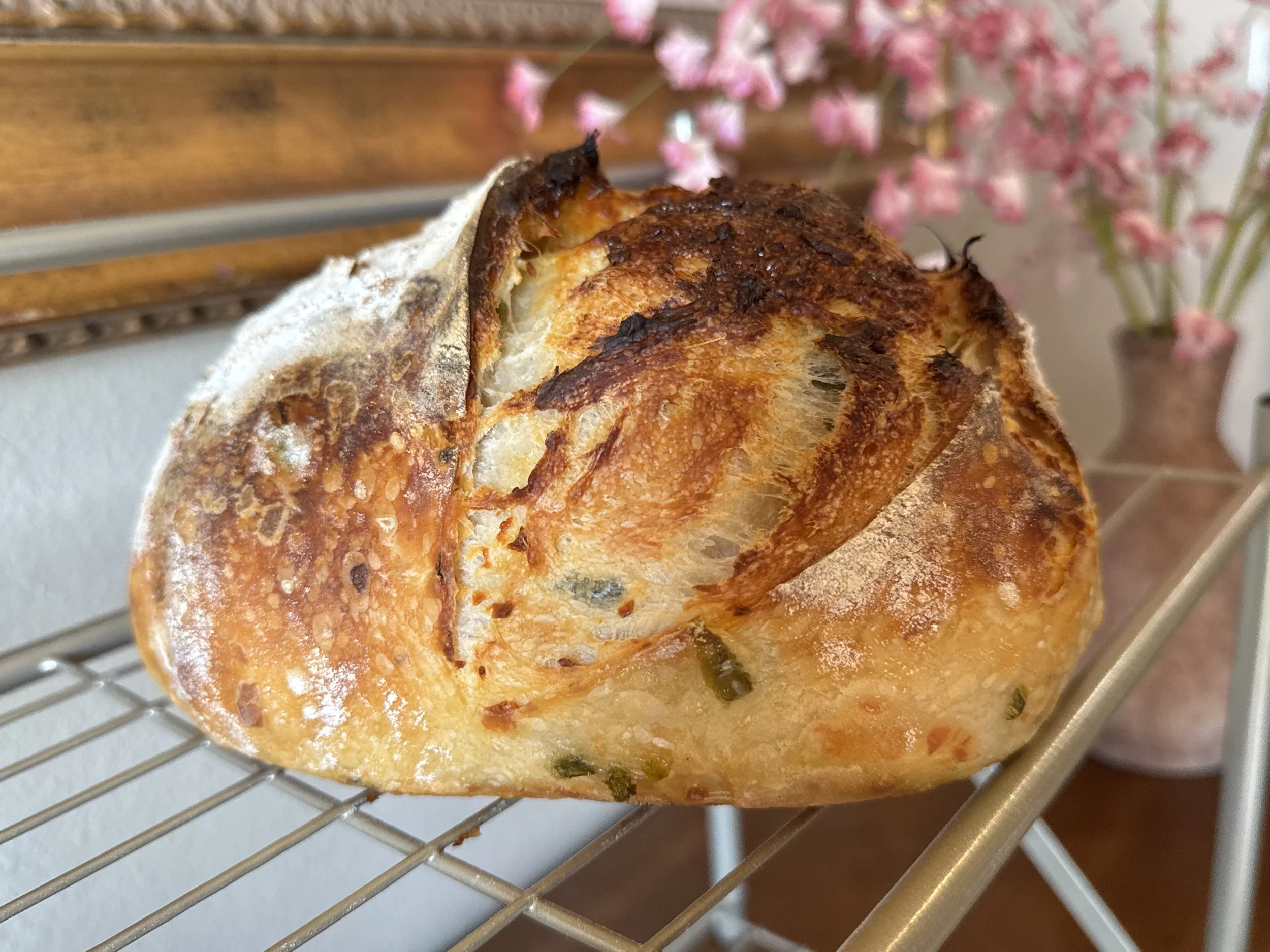 Spicy Jalapeno Cheddar Sourdough