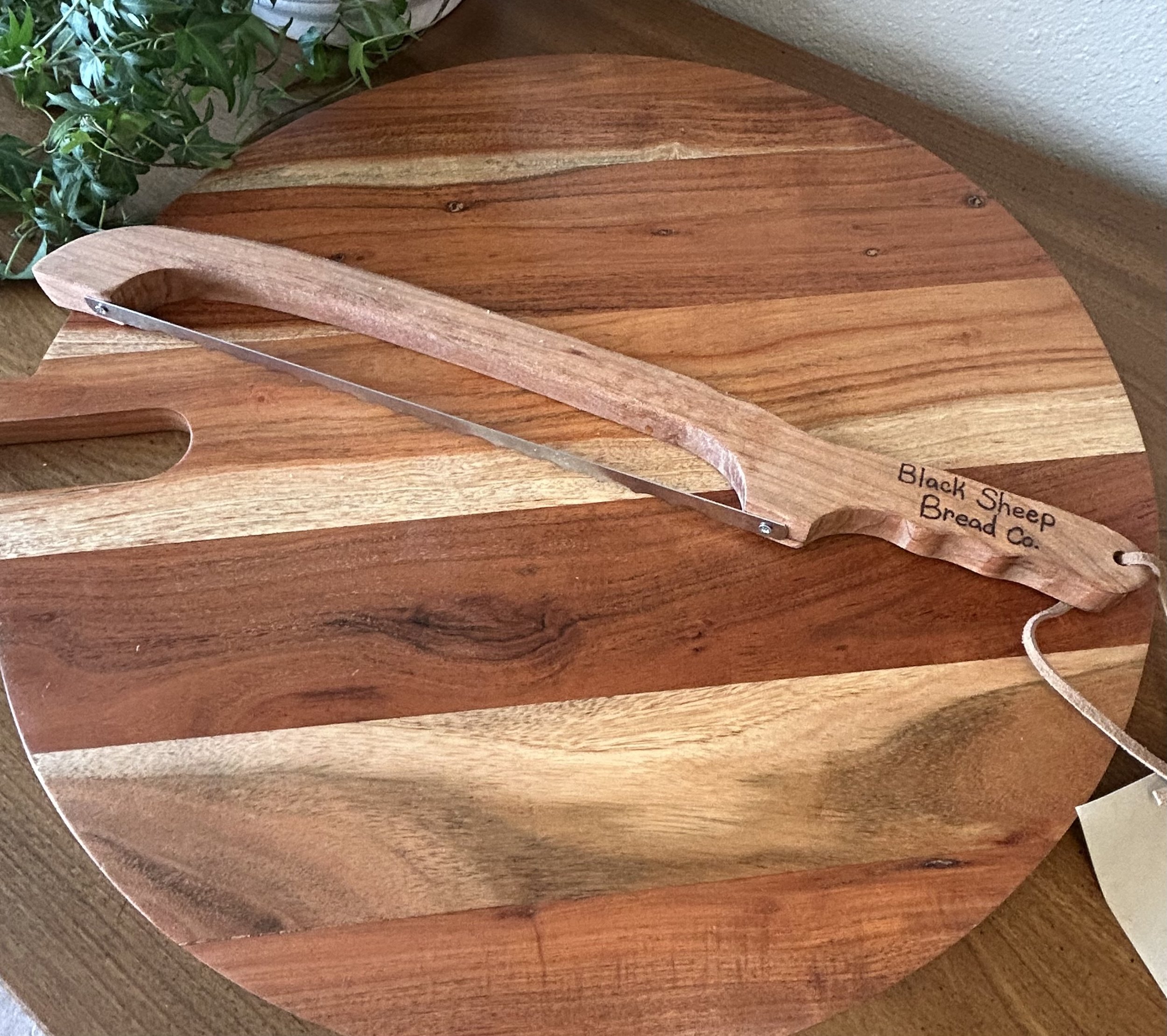 Handmade Sourdough Bread Knife with Walnut Handle