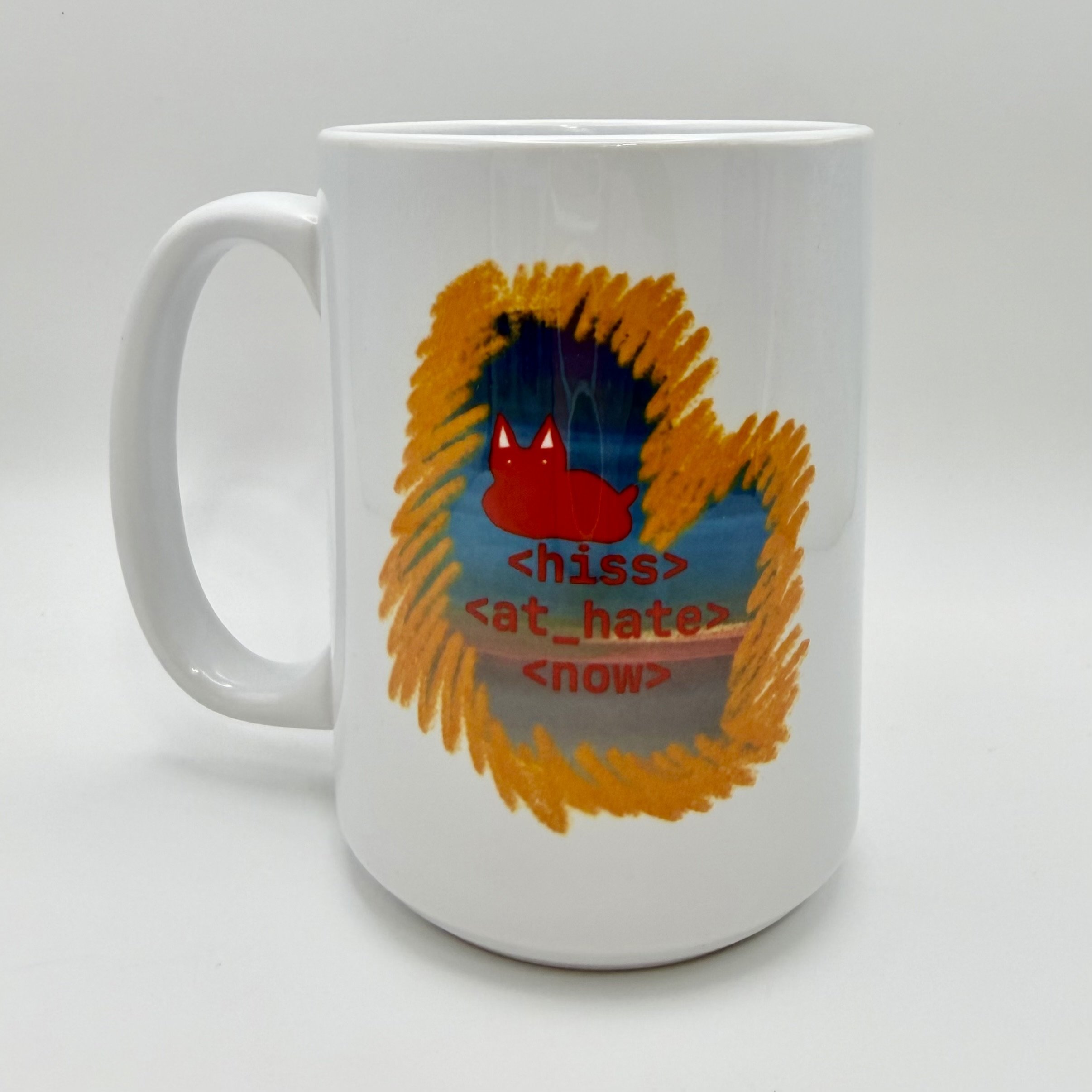 Hiss at Hate 15 oz Mug