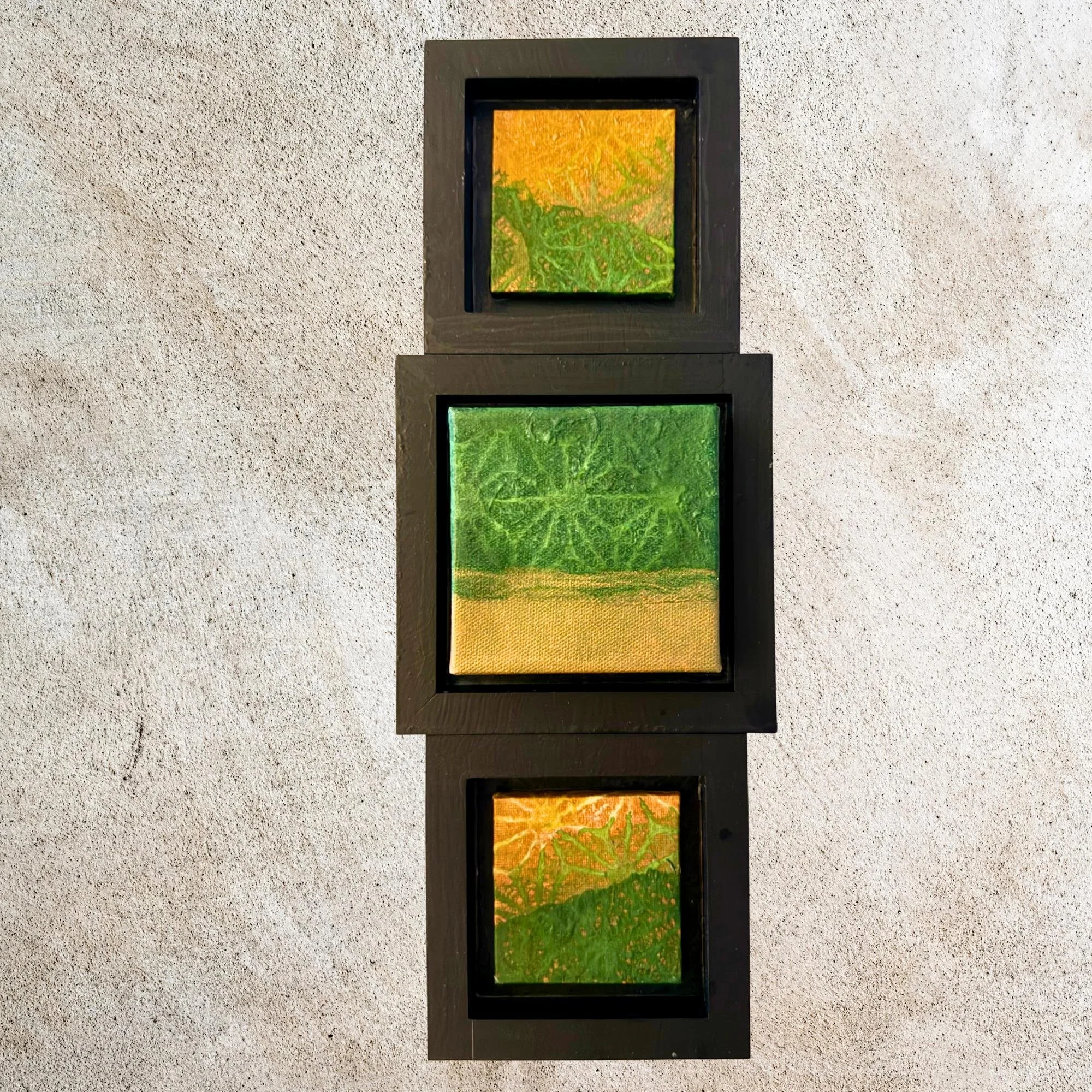 Green/Golf Abstract Mixed Media