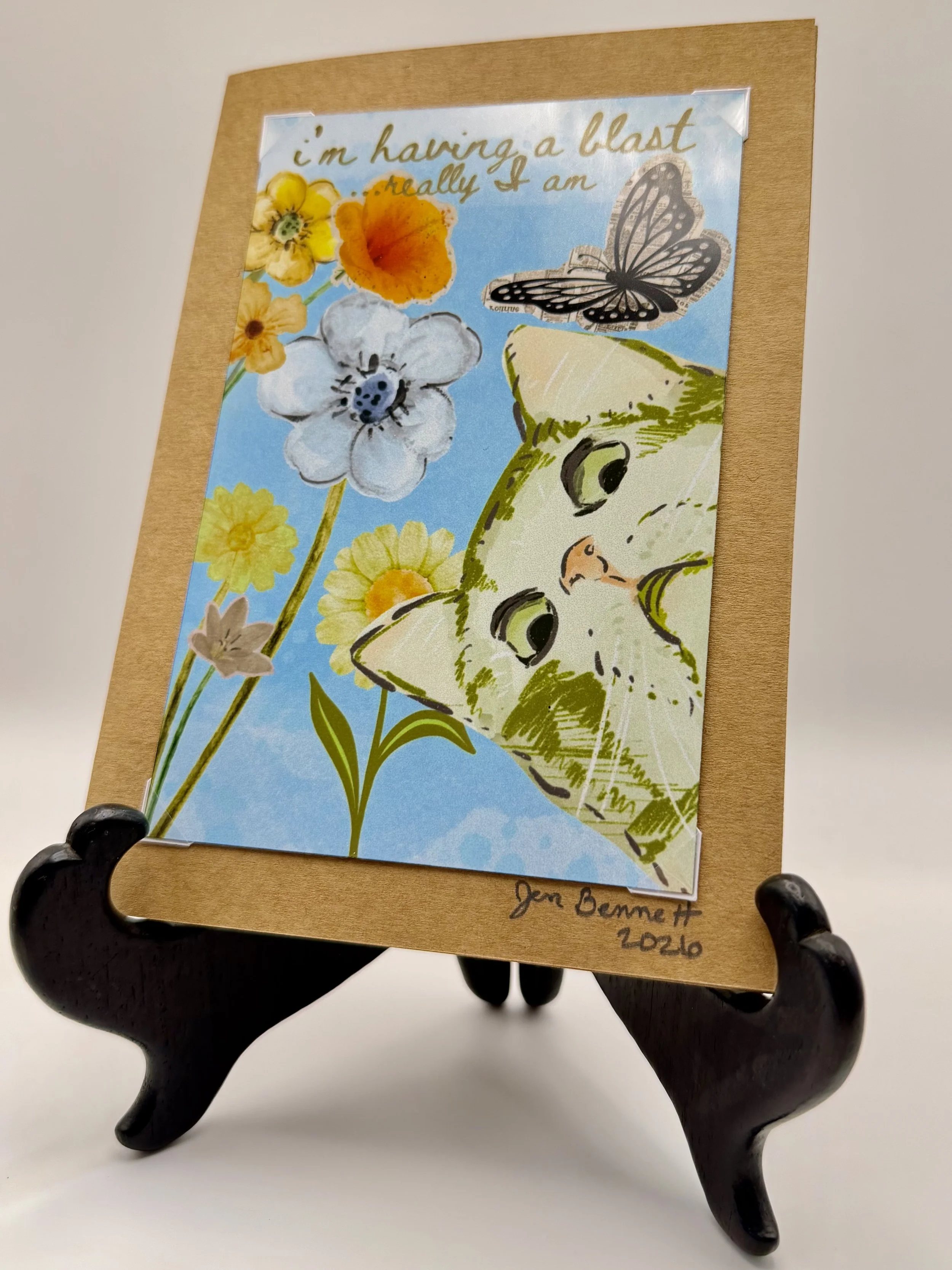 5"x7" Cat Greeting Card