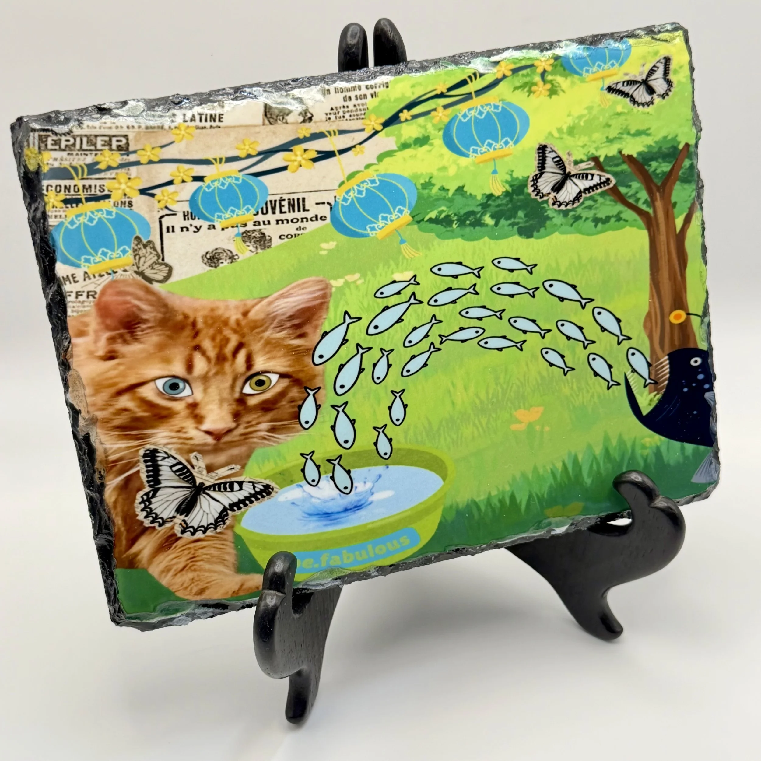 Kitty on Slate
