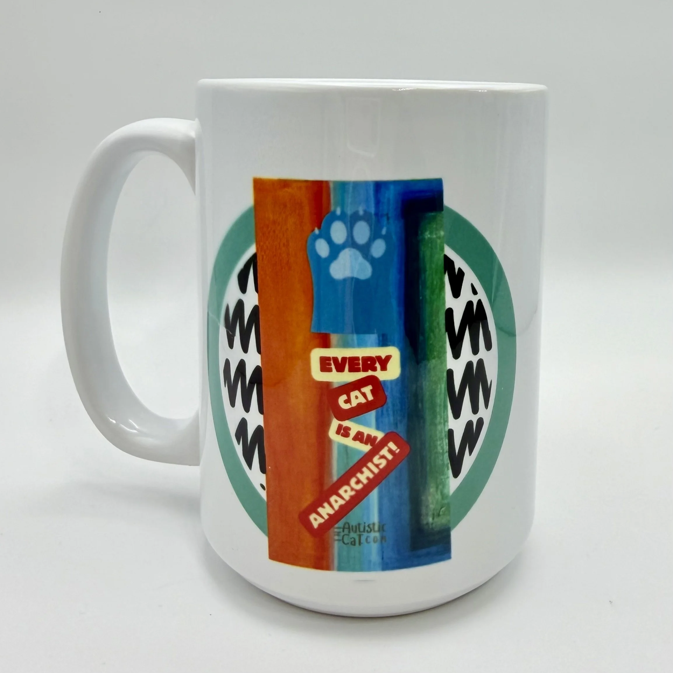 Every Cat Is An Anarchist 15 oz Mug