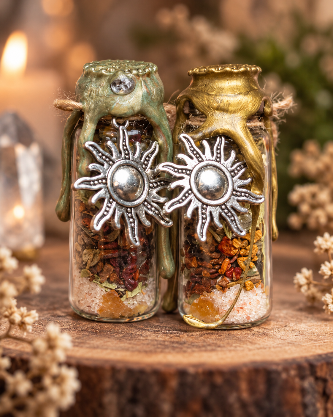 Abundance and open road spell jar