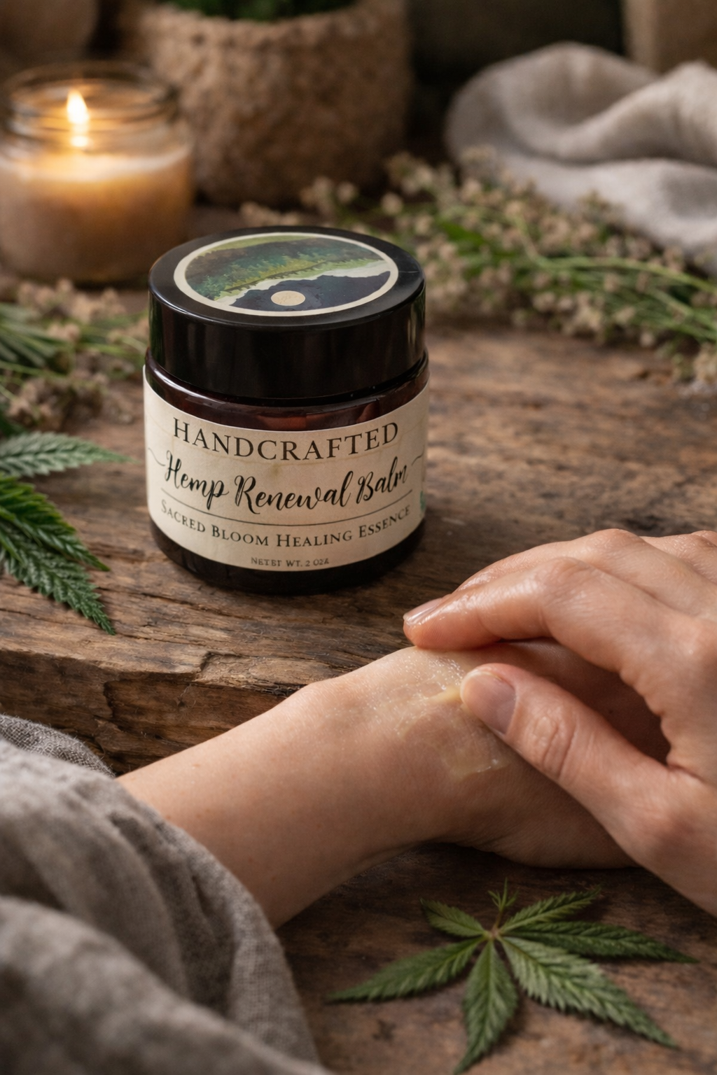 Hemp Renewal Balm 1oz jar