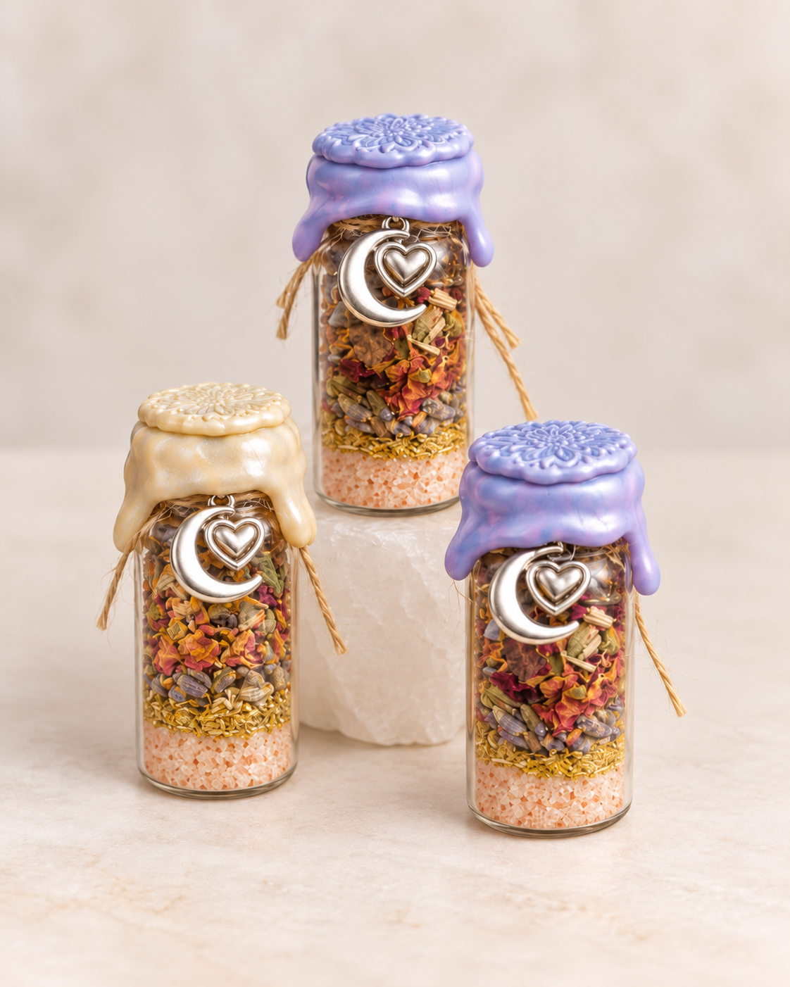 Peace and Emotional healing spell jar