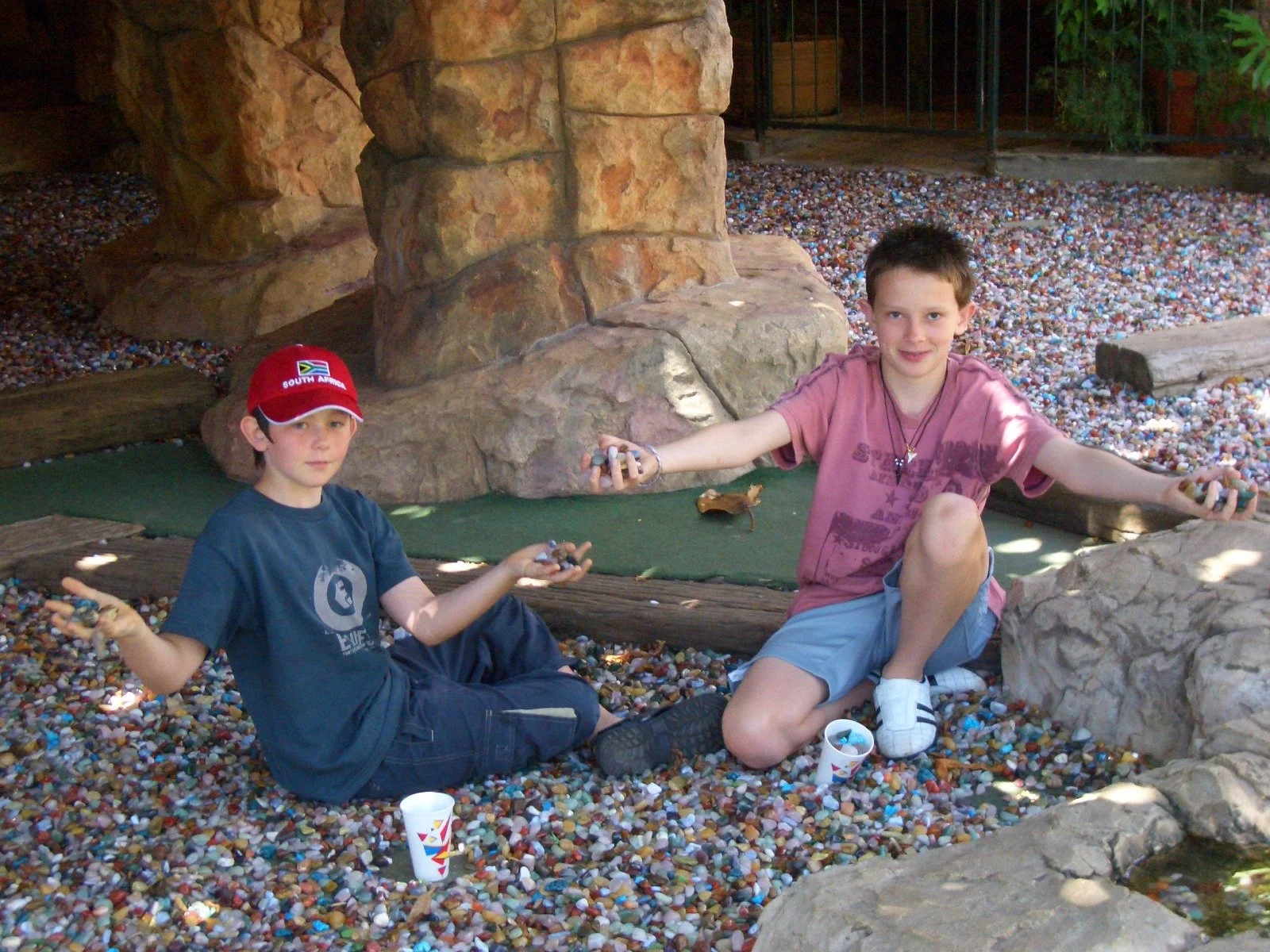 Joe and Michael in South Africa