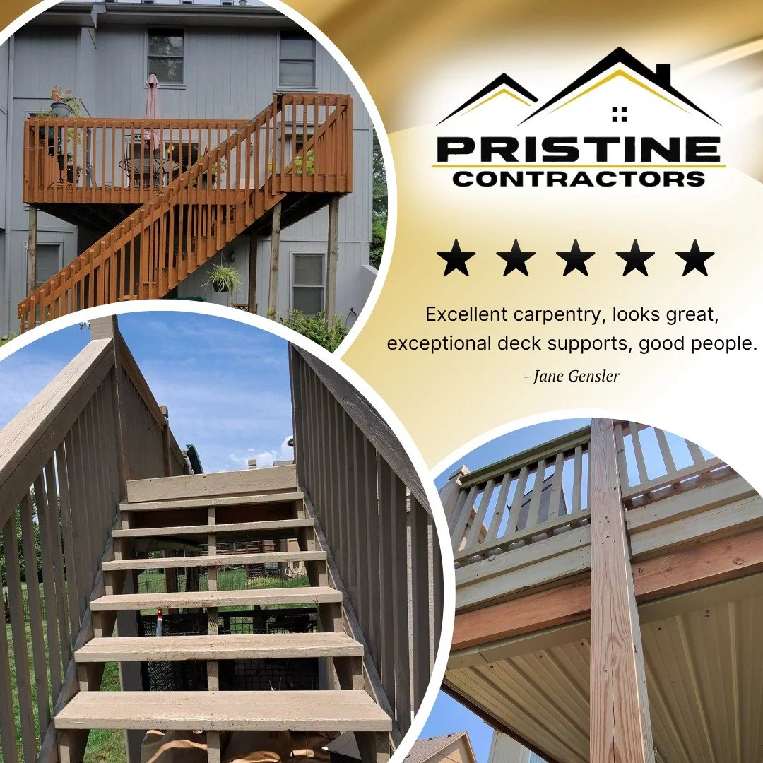 We appreciate all the love and support for our work! Positive feedback like this inspires us to keep delivering quality craftsmanship and beautiful results for every project.

#PristineContractors #BlueSpringsMO #KansasCityHomes #HomeImprovement #Tru
