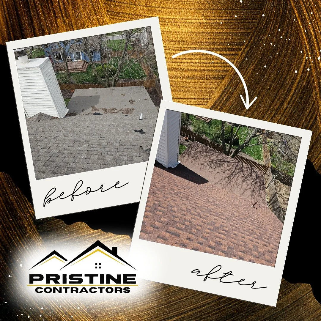From worn and weathered to strong and secure. This roofing transformation shows the quality and precision Pristine Contractors brings to every project, protecting homes and enhancing curb appeal.

#BeforeAndAfter #RoofingTransformation #RoofReplaceme
