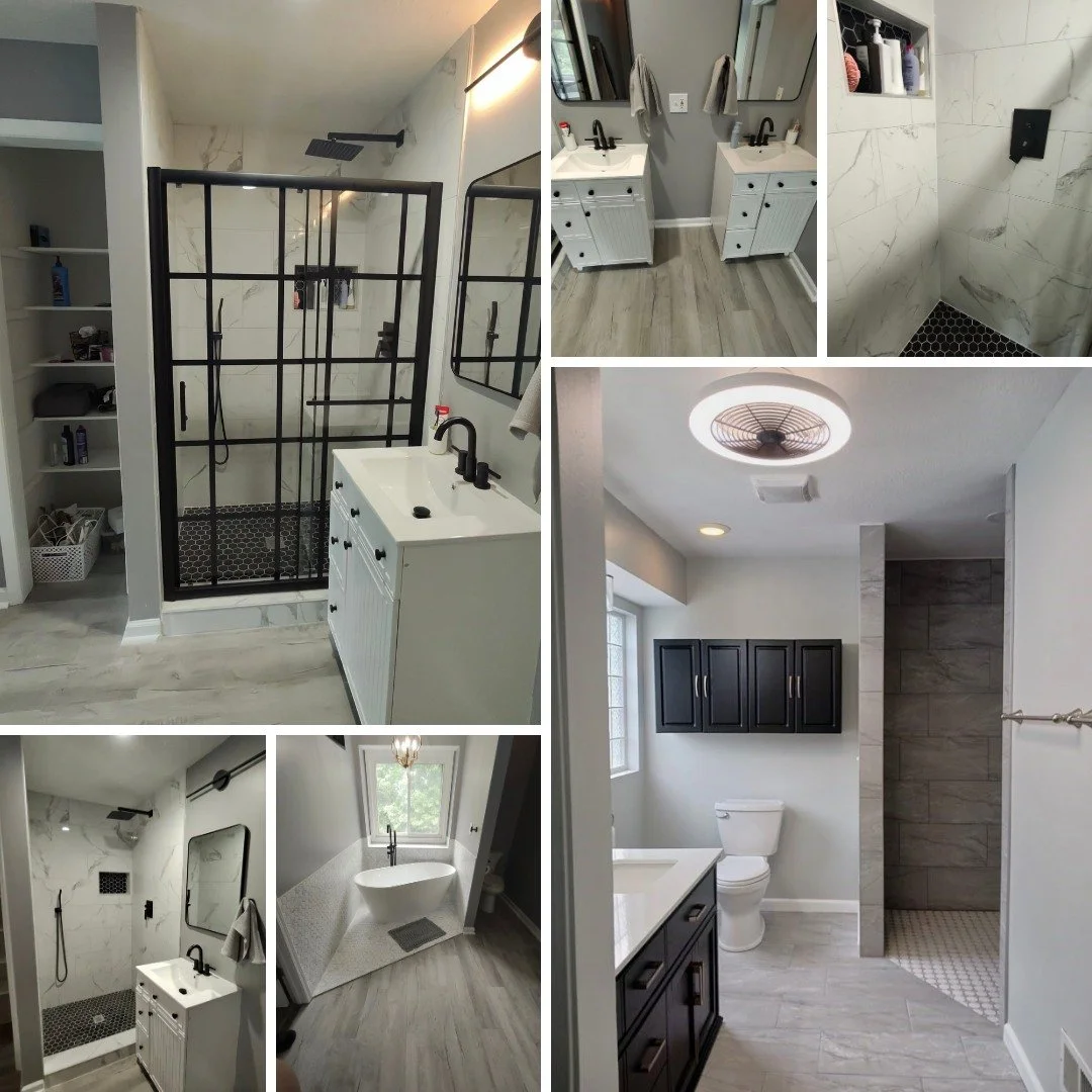 From modern showers and tubs to elegant vanities and flooring, our bathroom remodels combine style and function. Check out a few of the beautiful transformations completed by Pristine Contractors.

#BathroomRemodel #LuxuryBathroom #ModernBathroom #Pr