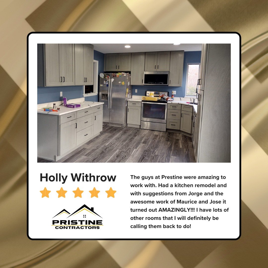 We&rsquo;re grateful for every review! Thank you for taking the time to share your feedback &mdash; it helps us keep delivering trusted service and quality craftsmanship on every project.

#CustomerReview #ThankYou #PristineContractors #BlueSpringsMO