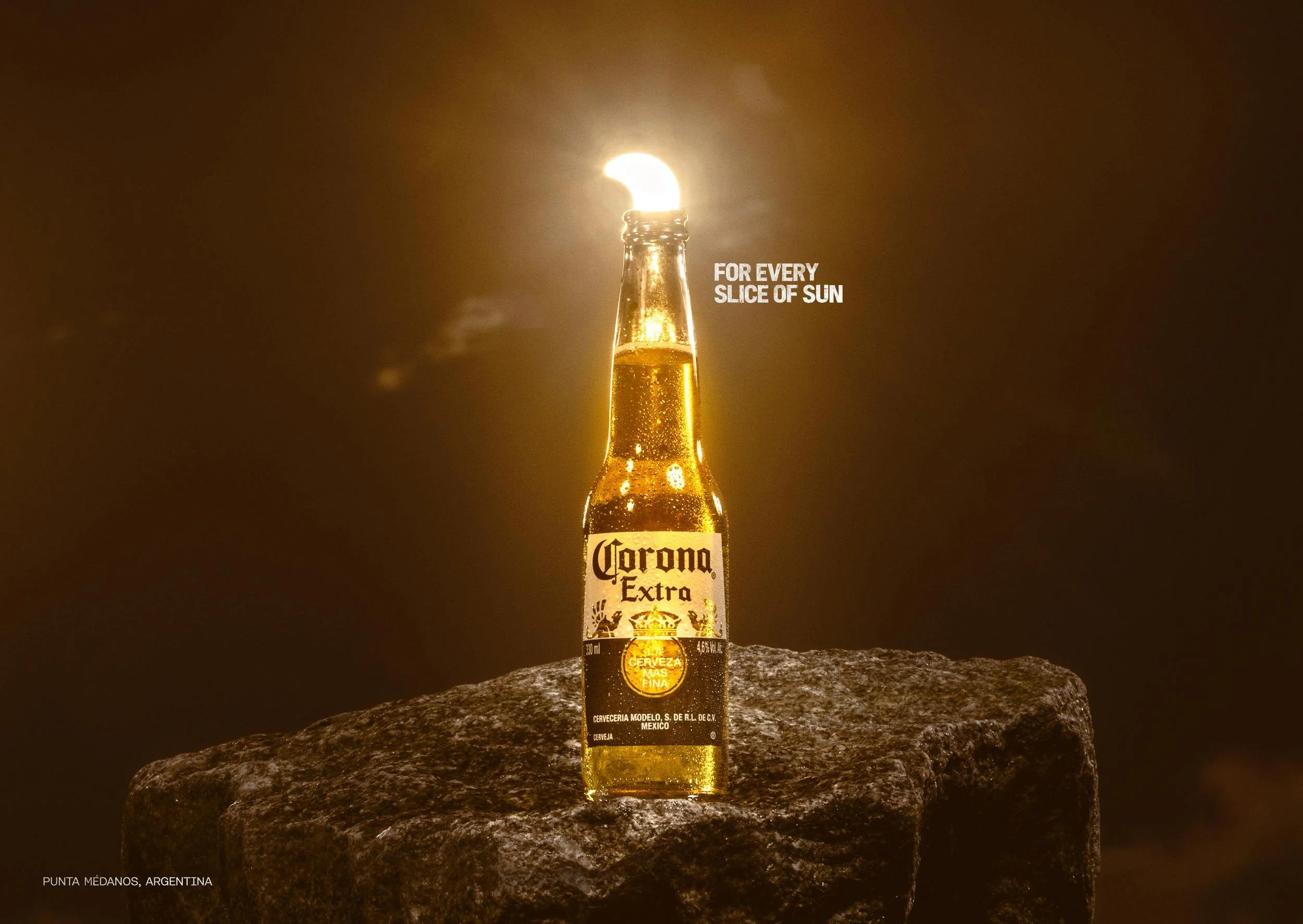 Corona Eclipse print ad