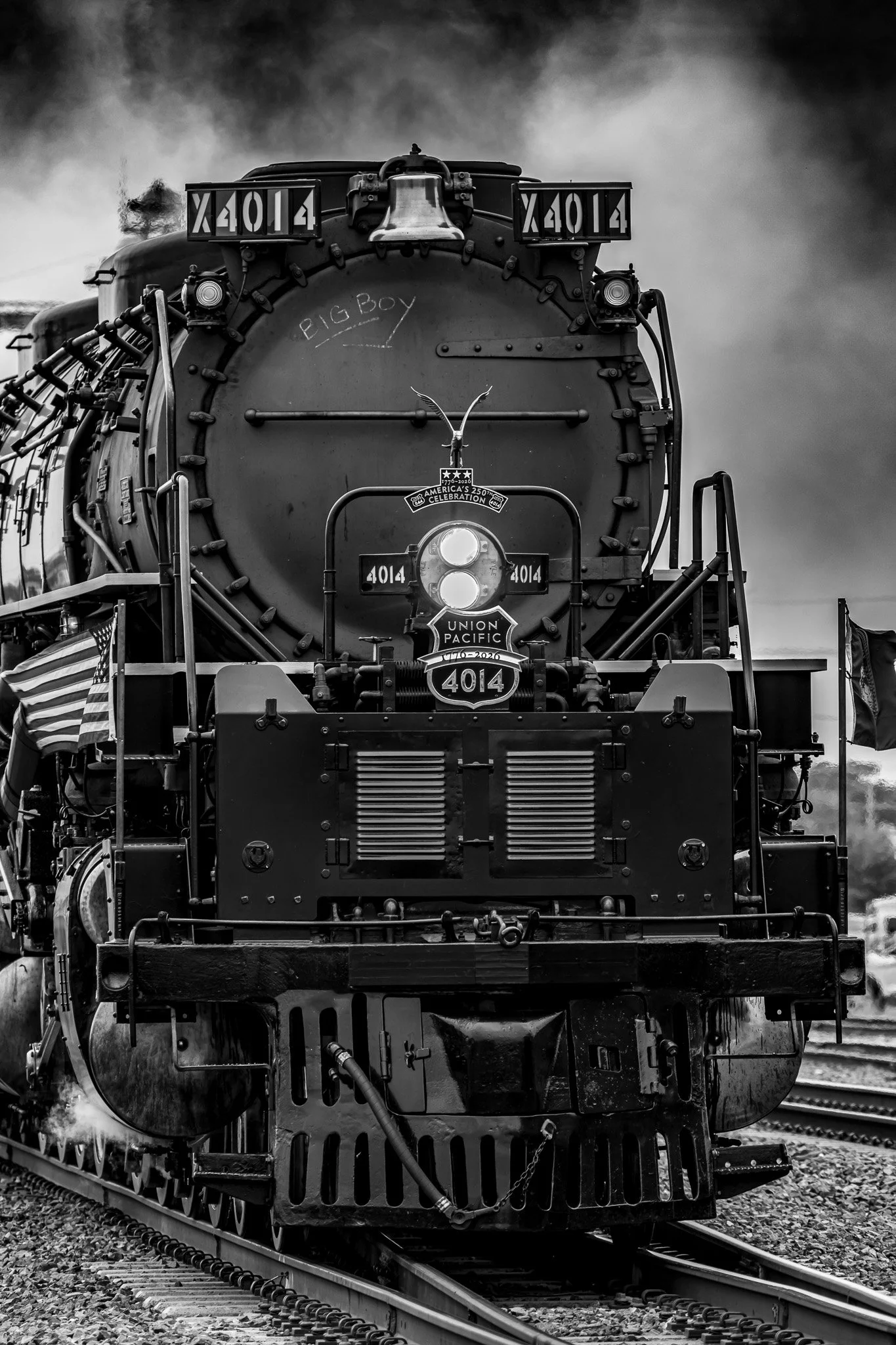 Big Boy 4014 Steam Locomotive Photograph - Grand Island, NE - View 2