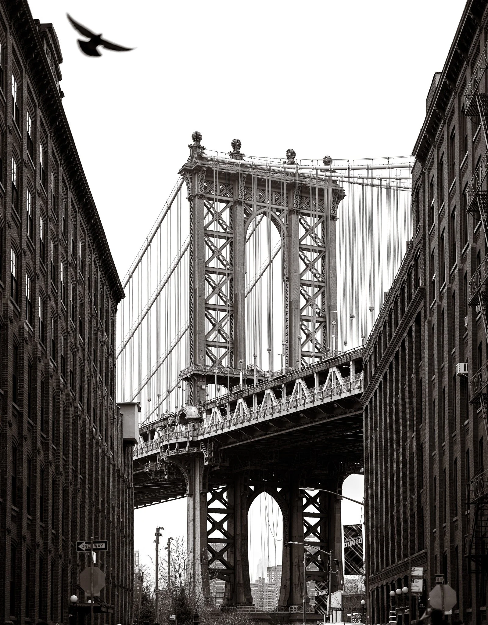 Manhattan Bridge from Brooklyn, NYC