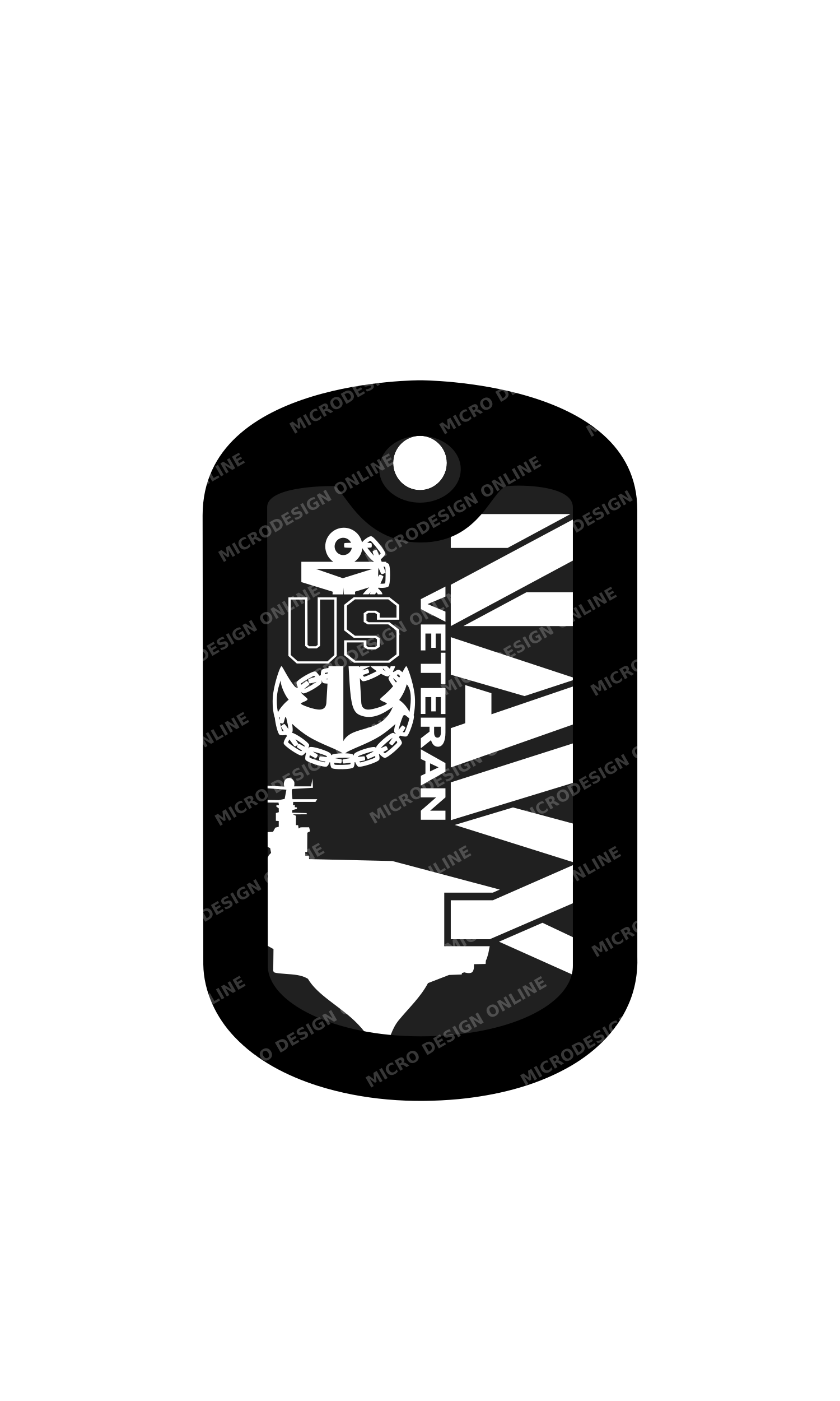 US Navy - Veteran with Emblem & Carrier