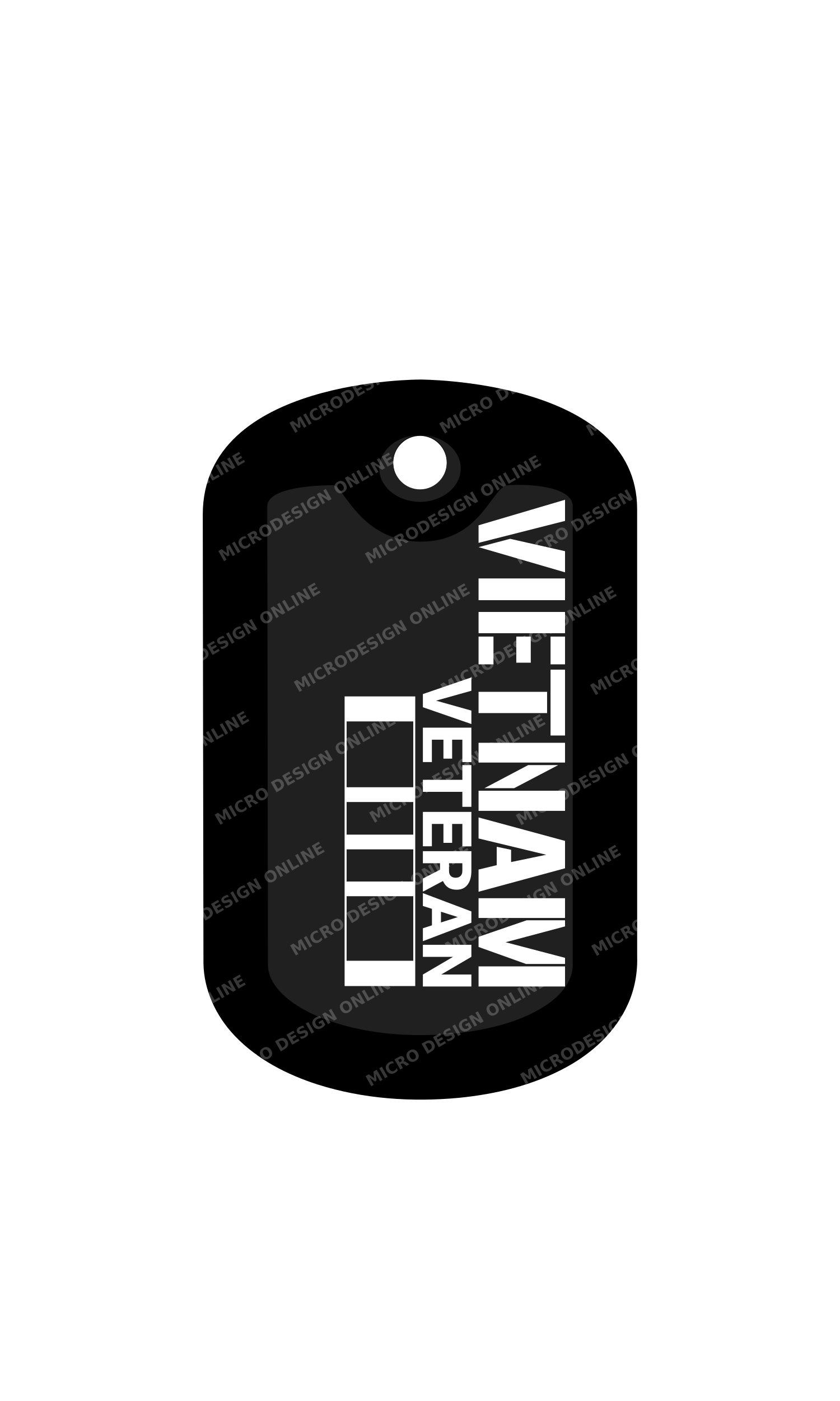 US Vietnam Veteran with Ribbon