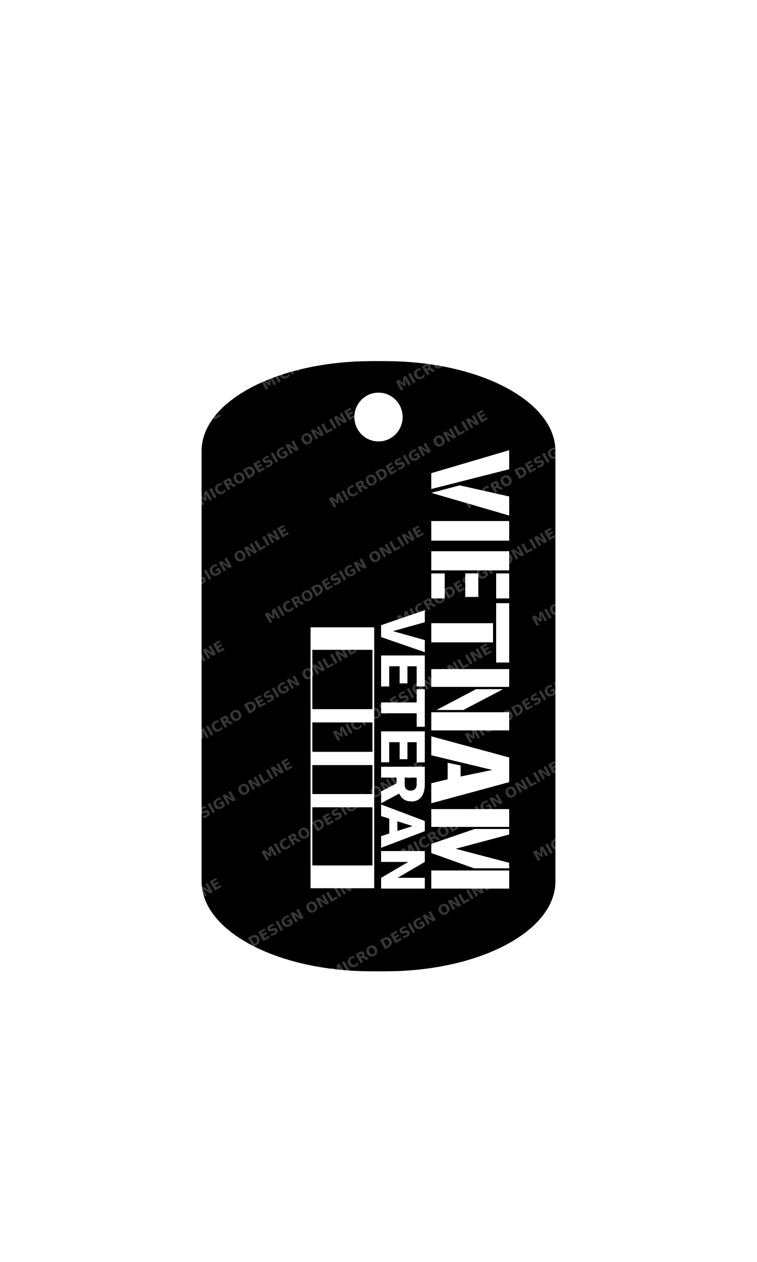 US Vietnam Veteran with Ribbon