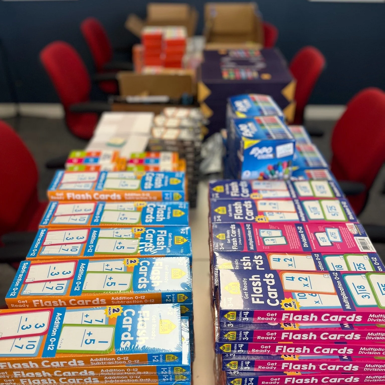 We're ready to ⚾ SWING ⚾ into the new school year! Thanks to the generous support of @cardinalscare, our team is stocked with learning supplies to share at our partner schools' Fall Family Dinners and in families' Home Visit bags. These resources hel