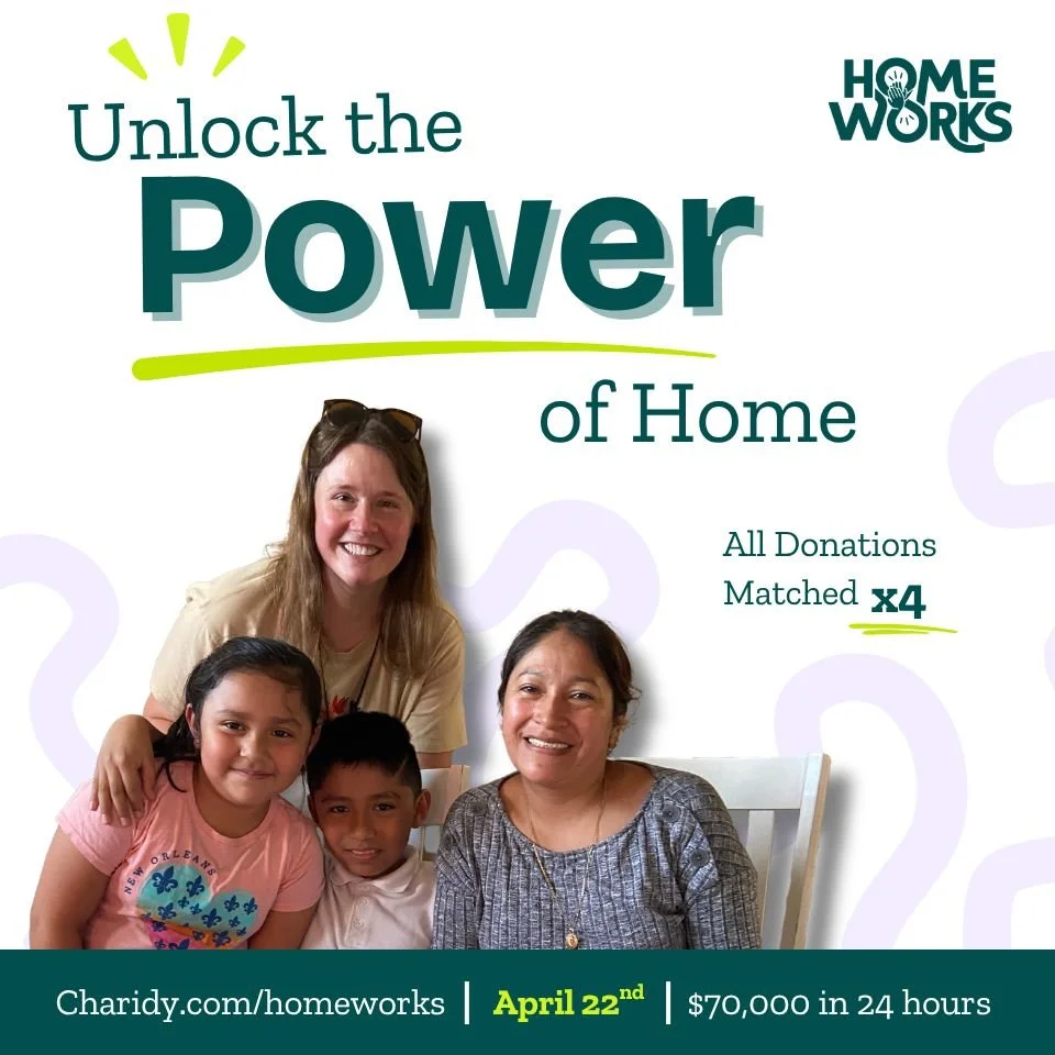 This week, make a direct impact for hundreds of students in our region by Unlocking the Power of Home - your generous gift can make 4X the impact thanks to our incredible matchers! 🎉

By Unlocking the Power of Home, you're not just giving - your tra
